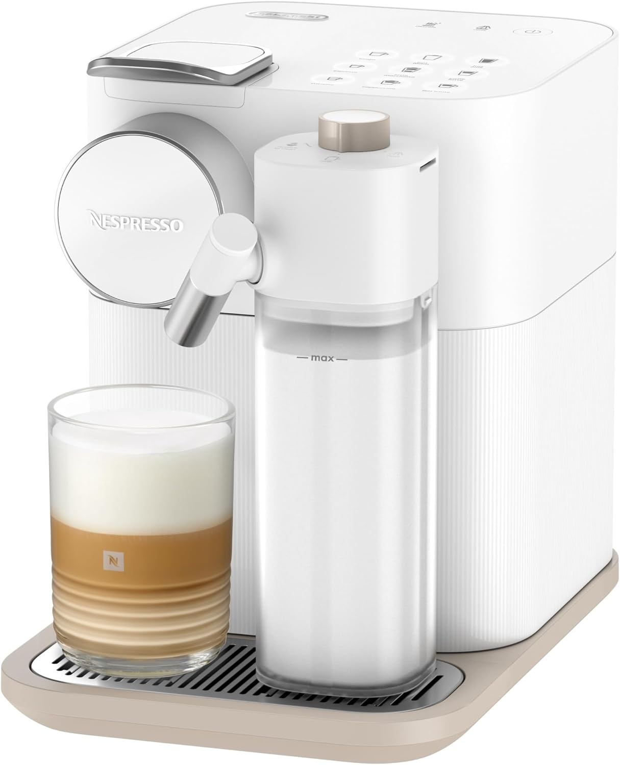 image:imageDe Longhi Nespresso Gran Lattissima EN640W Kaffeemaschine mit Milchaufschumer 19 bar weiWei