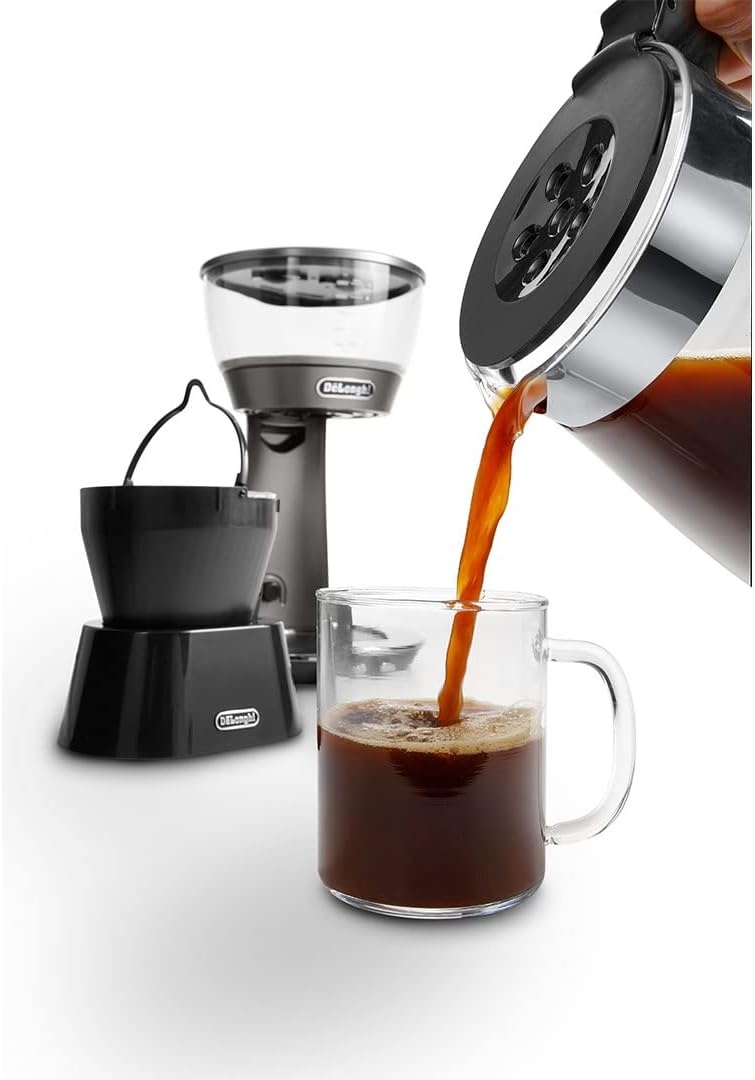 image:imageDeLonghi Clessidra Filterkaffeemaschine 10 Tassen Grau