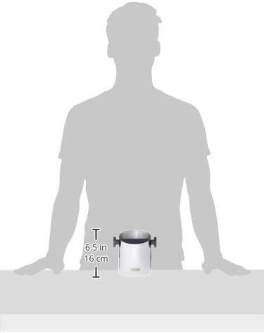 image:imageDeLonghi DLSC059 Klopfbehlter fr EspressoSiebtrger KaffeesatzBehlter Zubehr fr Kaffeemaschinen und Baristas Zuhause Abklopfbehlter aus EdelstahlSingle