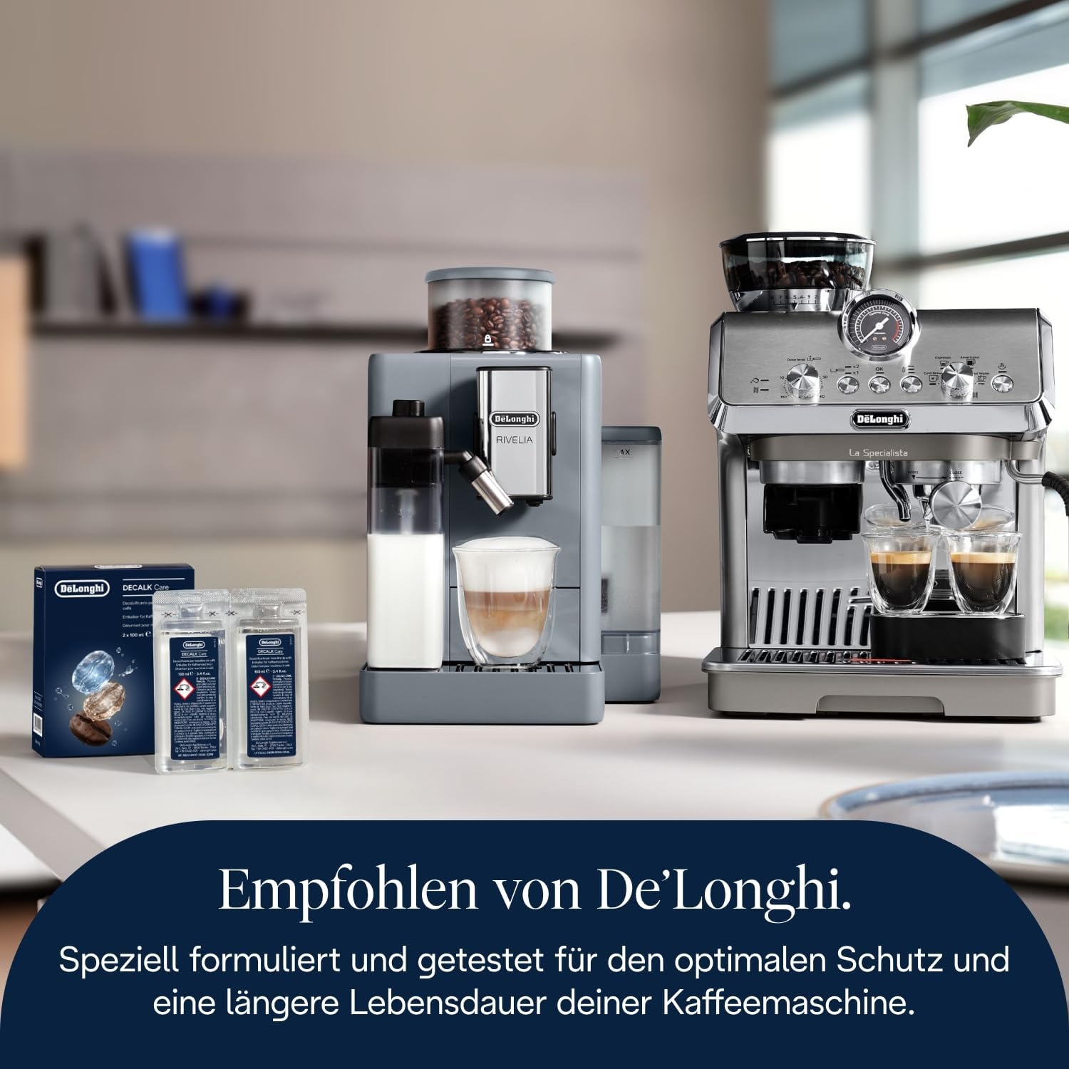image:imageDeLonghi Decalk Care KaffeemaschinenEntkalker 10 Entkalkungsdosen200 ml 1er Pack