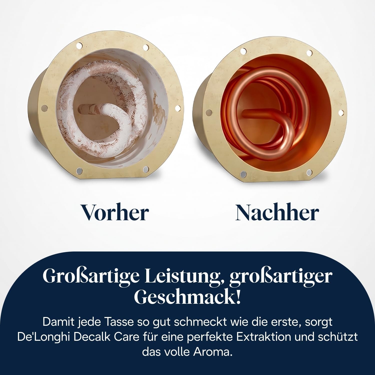 image:imageDeLonghi Decalk Care KaffeemaschinenEntkalker 10 Entkalkungsdosen500 ml 1er Pack