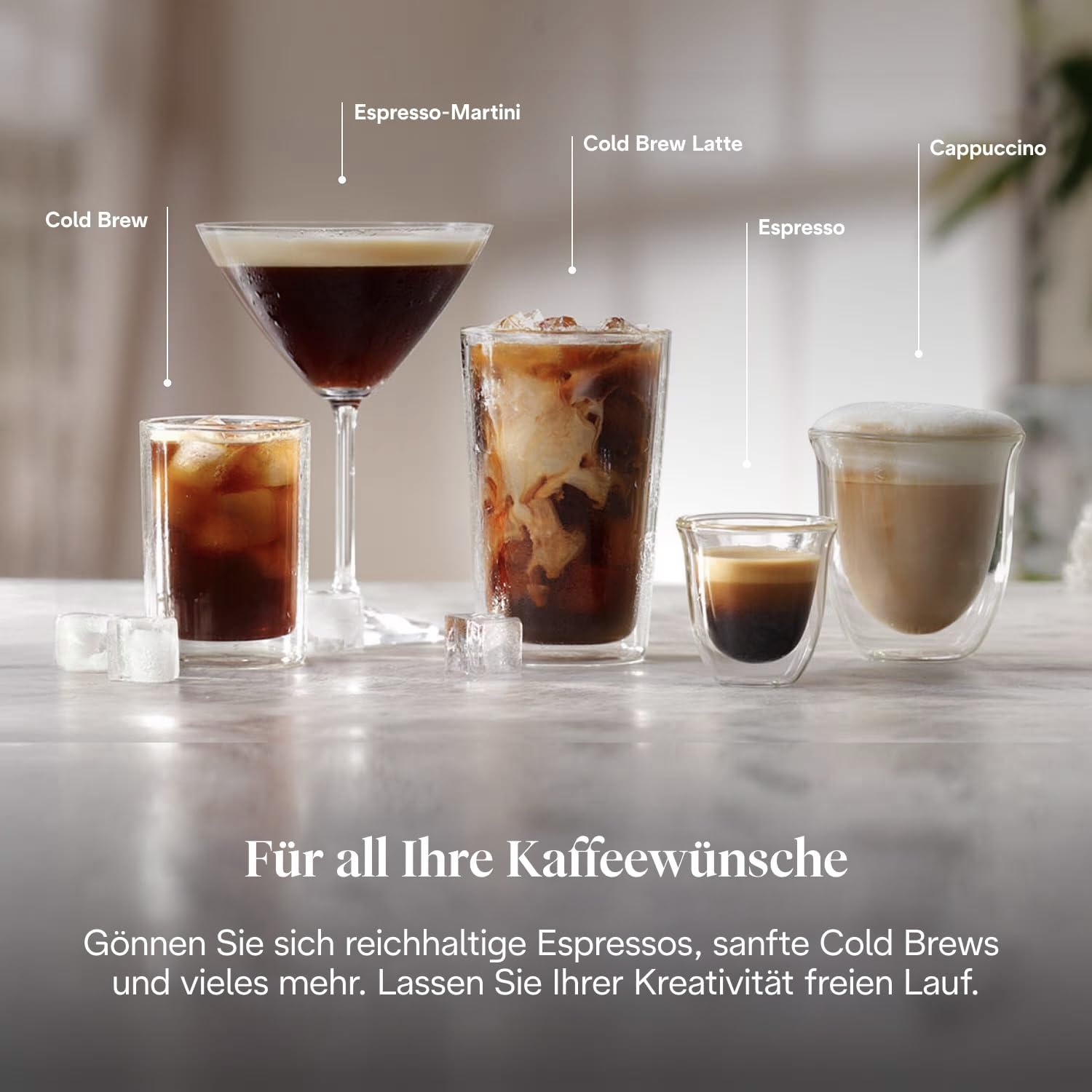 image:imageDeLonghi Dedica Duo Manuelle Espressomaschine mit Cold Brew GrnWei