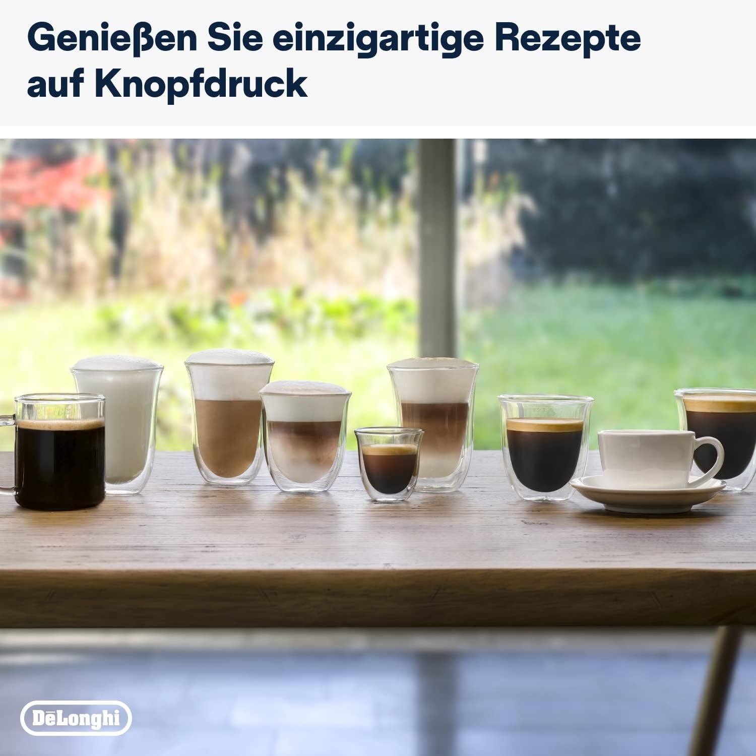 image:imageDeLonghi Dinamica Kaffeevollautomat 4 Getrnke SchwarzKaffeevollautomat mit Direktwahltasten