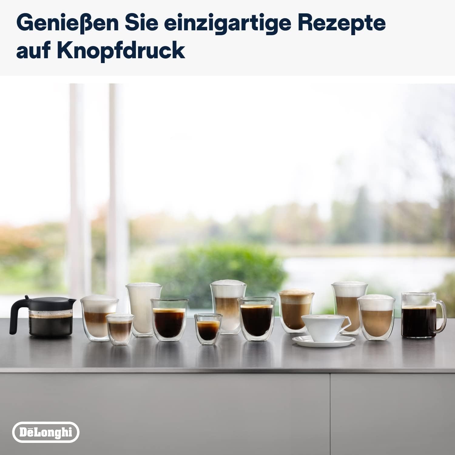 image:imageDeLonghi Dinamica Plus Kaffeevollautomat 18 Getrnke Schwarz14 Getrnke