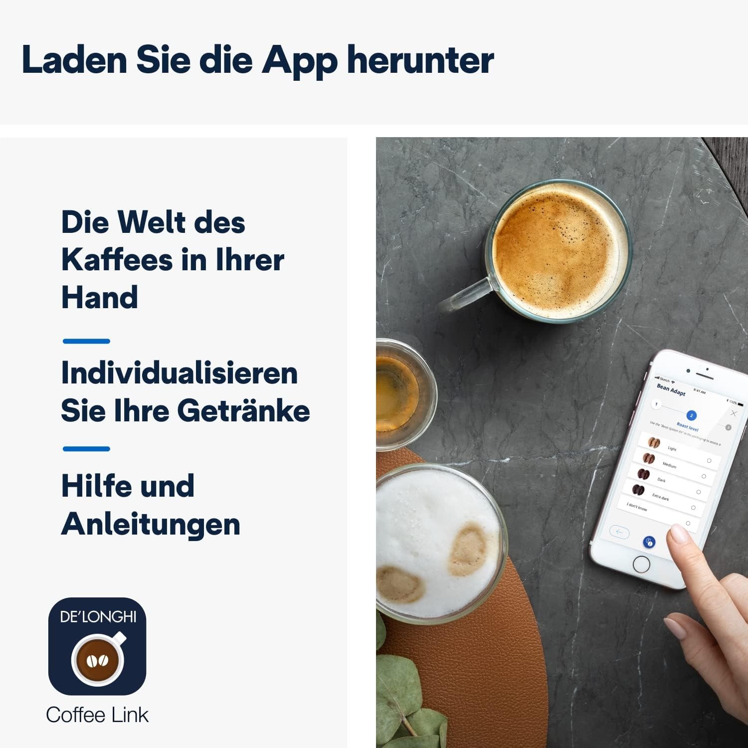 image:imageDeLonghi Dinamica Plus Kaffeevollautomat 18 Getrnke Schwarz14 Getrnke