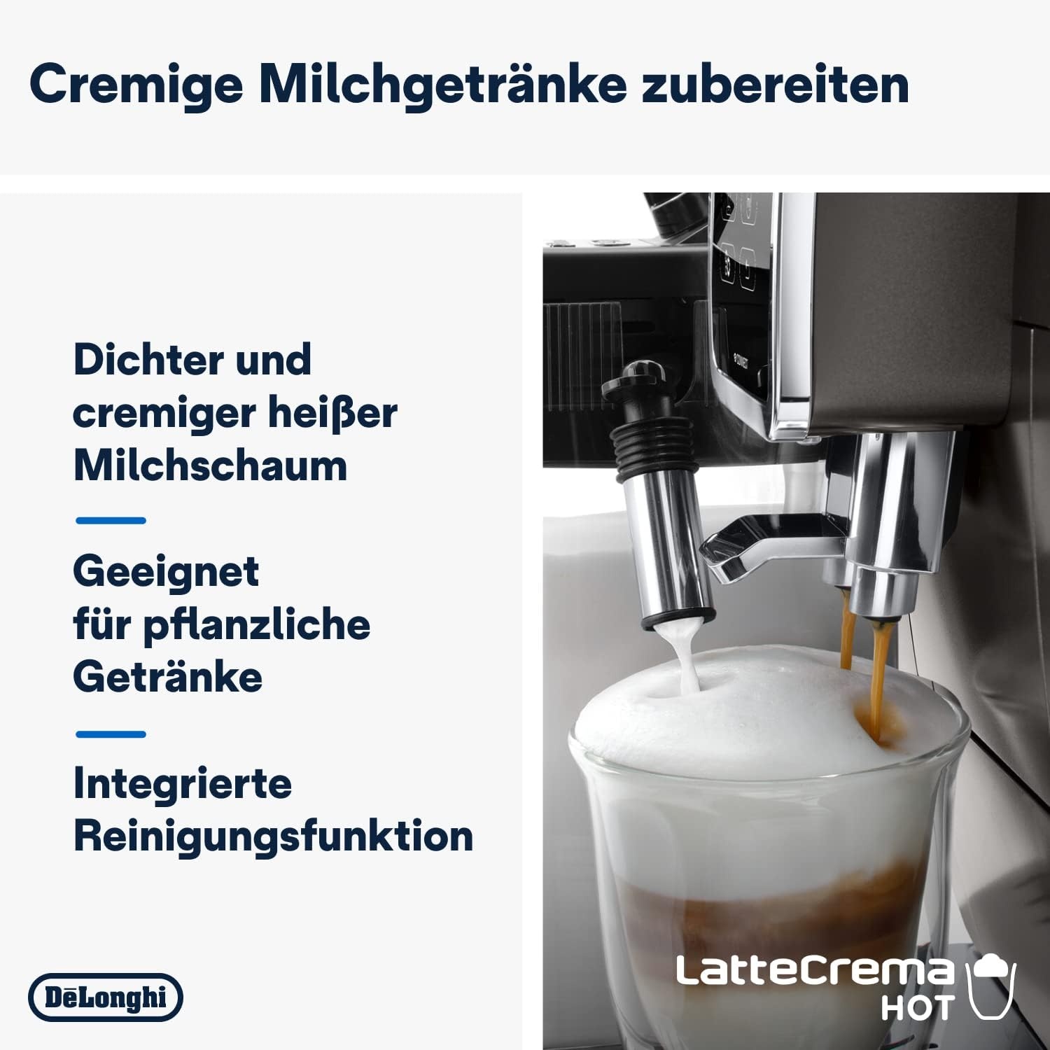 image:imageDeLonghi Dinamica Plus Kaffeevollautomat 18 Getrnke Schwarz14 Getrnke