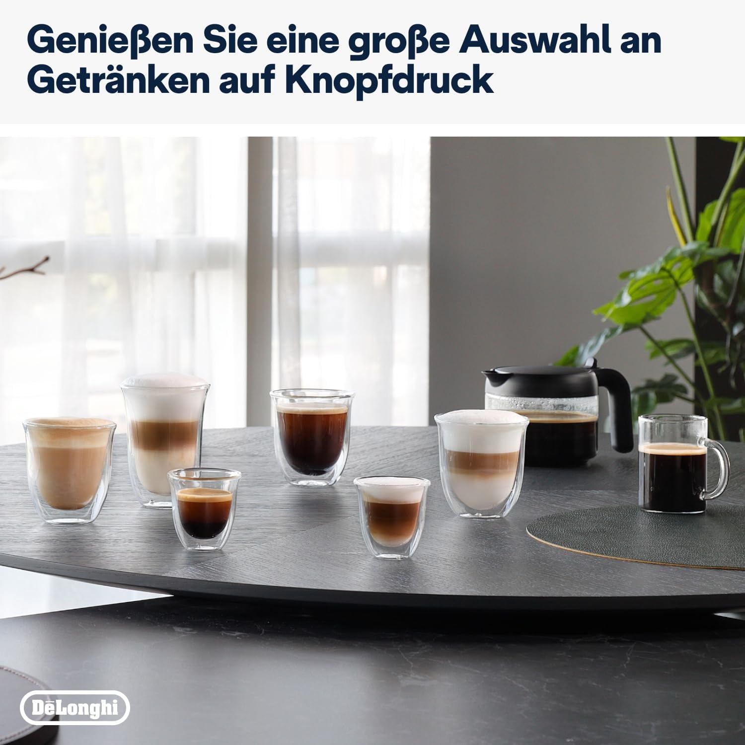 image:imageDeLonghi Dinamica Plus Kaffeevollautomat 18 Getrnke Schwarz18 Getrnke