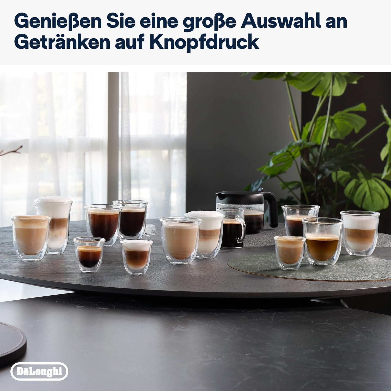 image:imageDeLonghi Dinamica Plus Kaffeevollautomat 18 Getrnke Schwarz24 Getrnke