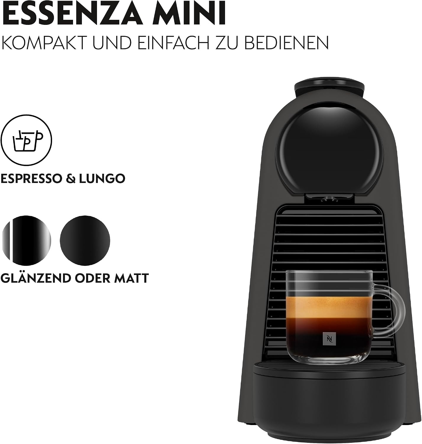 image:imageDeLonghi EN 85 Essenza Mini FarbeRotMattschwarz