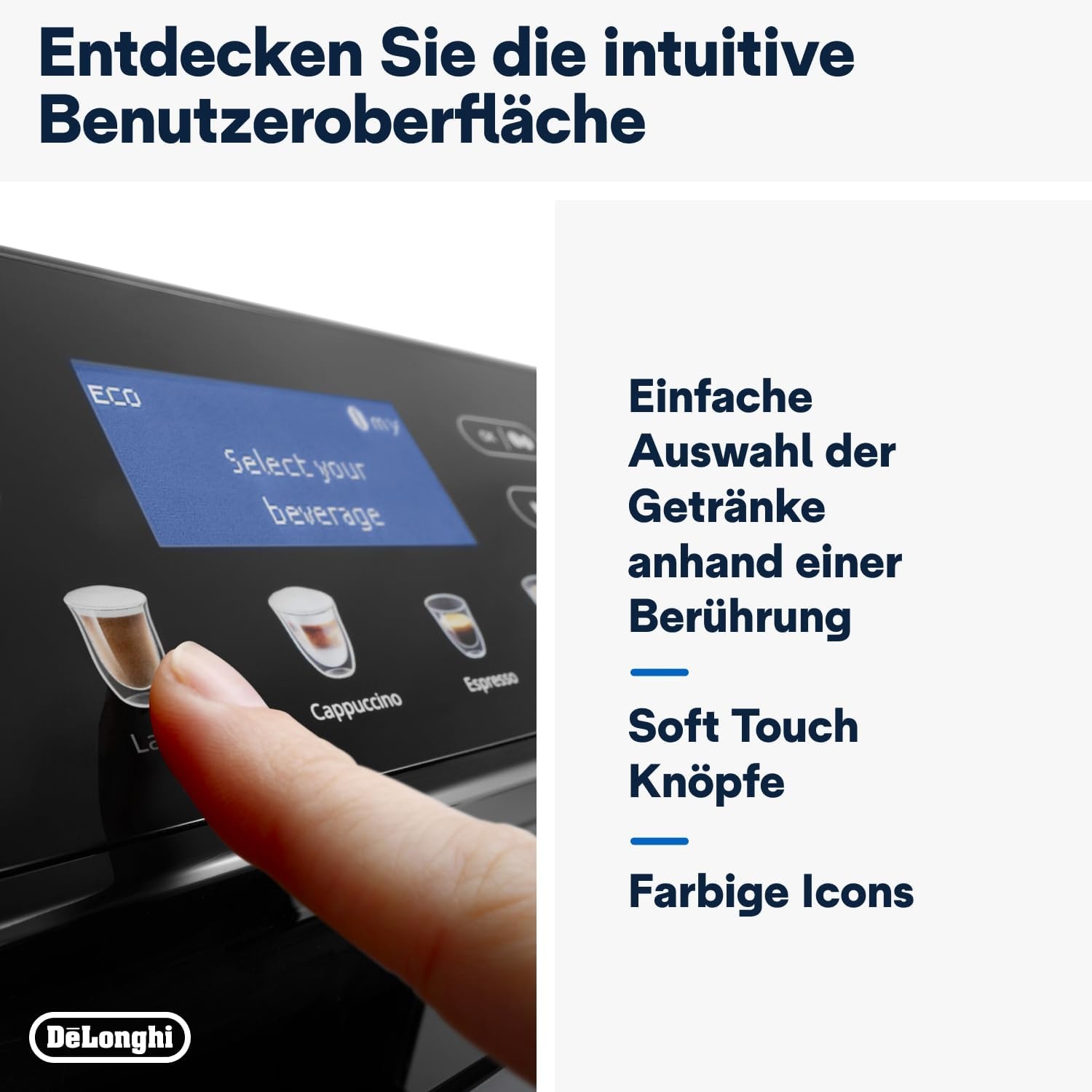 image:imageDeLonghi Eletta Evo Kaffeevollautomat 6 Getrnke SchwarzSchwarz