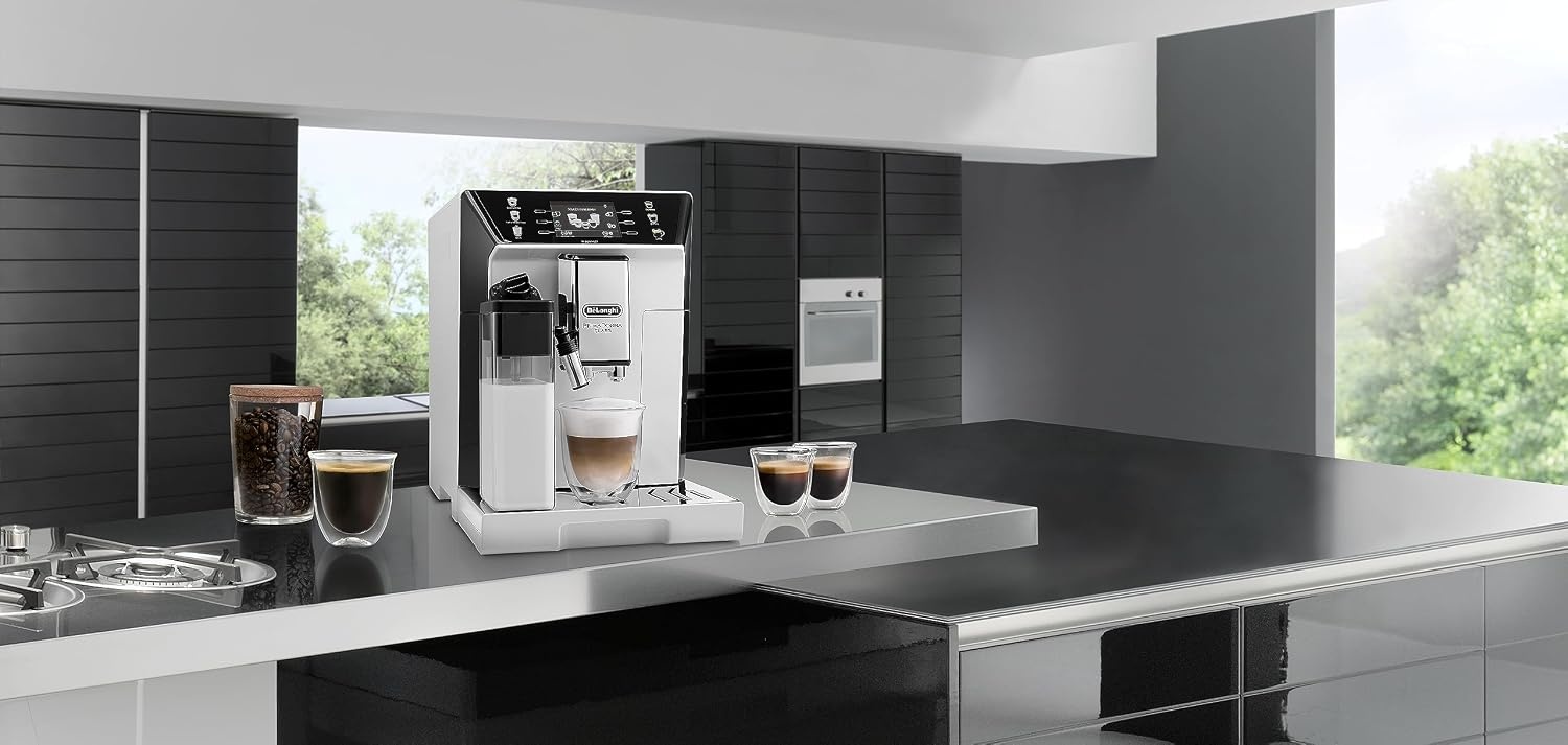 image:imageDeLonghi Eletta Evo Kaffeevollautomat 6 Getrnke SchwarzWei