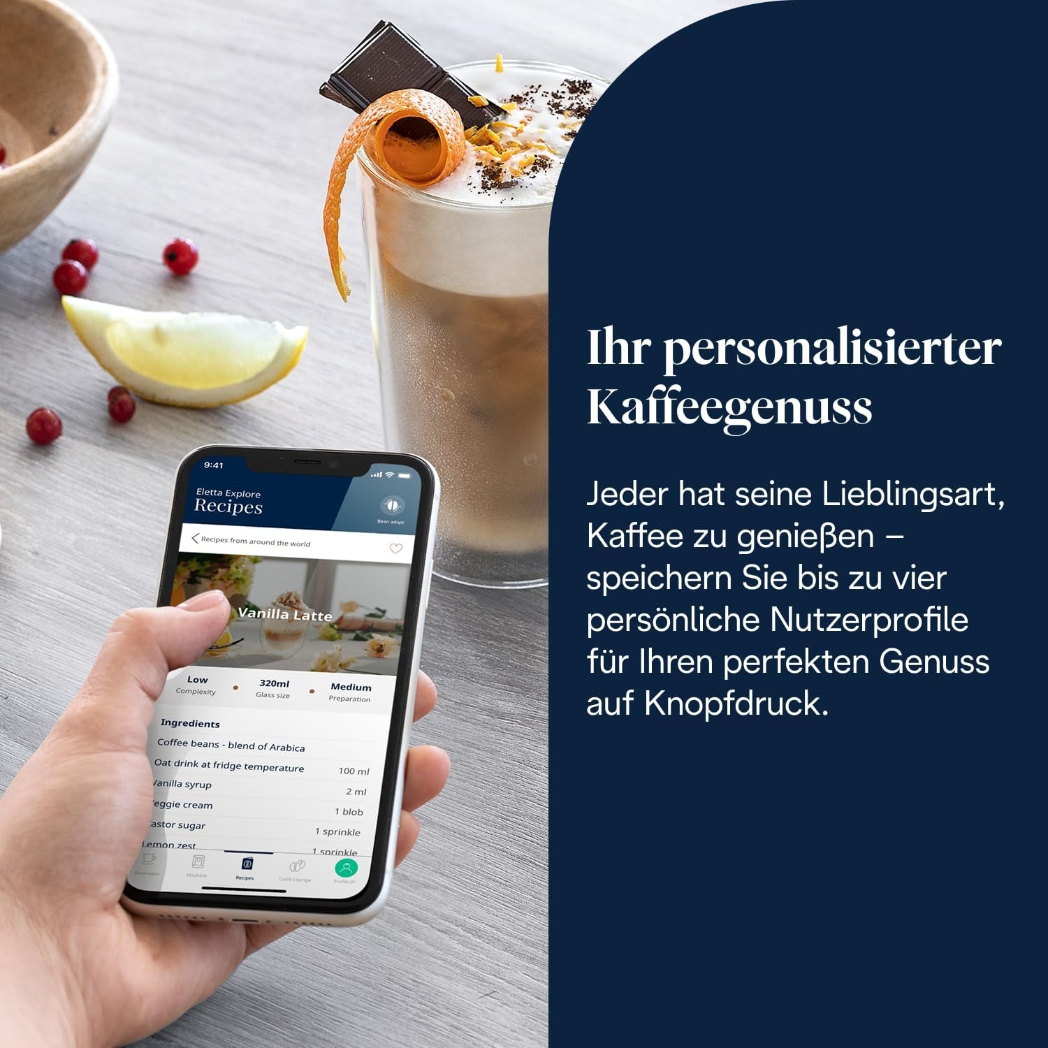 image:imageDeLonghi Eletta Explore Kaffeevollautomat mit 50 Getrnken Cold BrewGrau 50 Getrnke