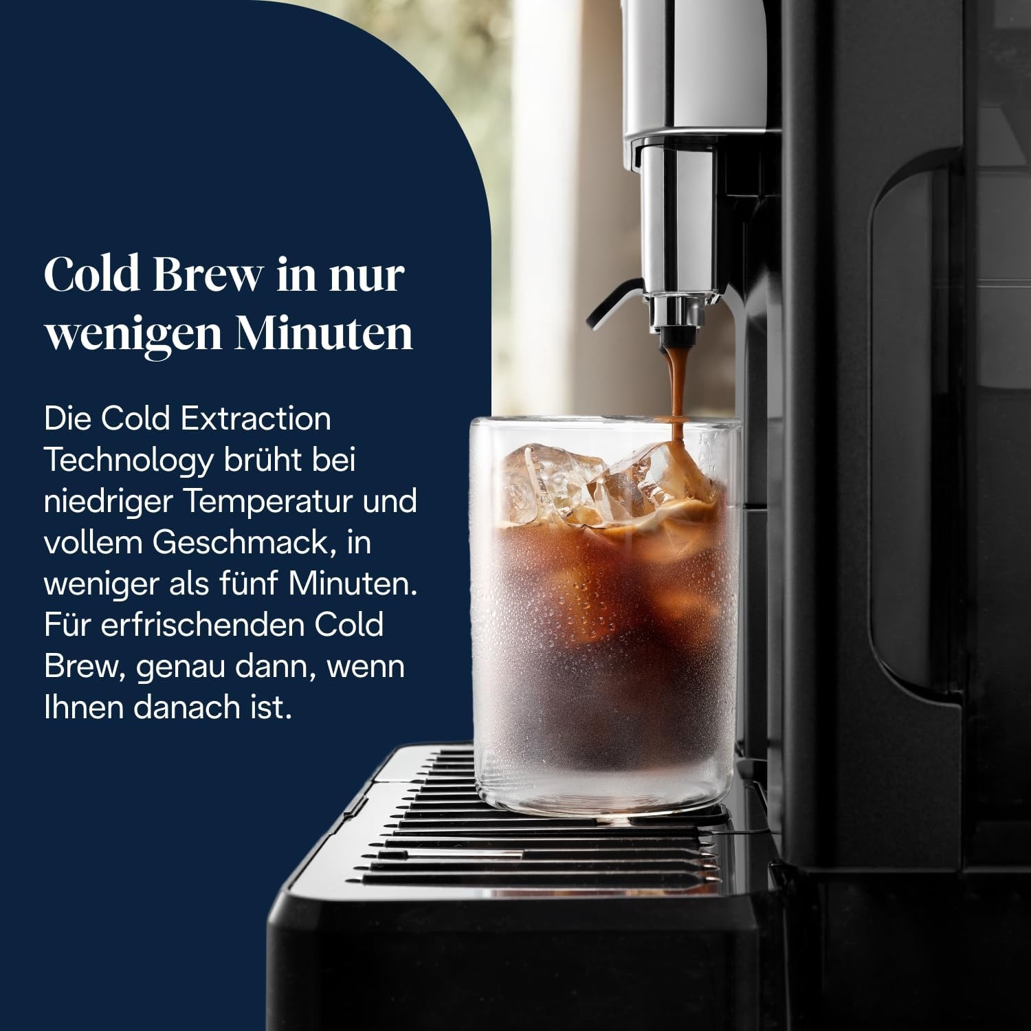 image:imageDeLonghi Eletta Explore Kaffeevollautomat mit 50 Getrnken Cold BrewGrau 50 Getrnke