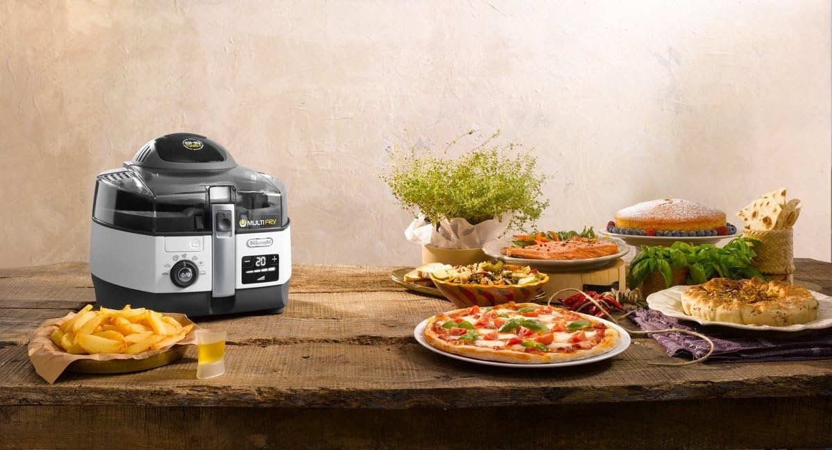 image:imageDeLonghi FH13942 MultiFry Heiluftfritteuse Extra Chef 1400 W wei7 Programme