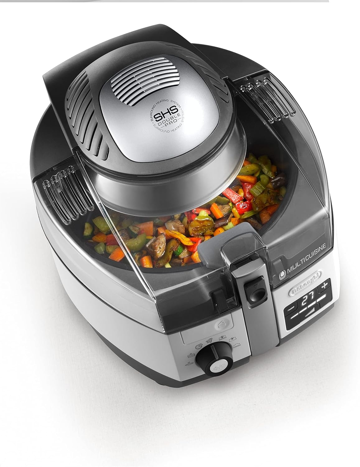 image:imageDeLonghi FH13942 MultiFry Heiluftfritteuse Extra Chef 1400 W wei8 Programme