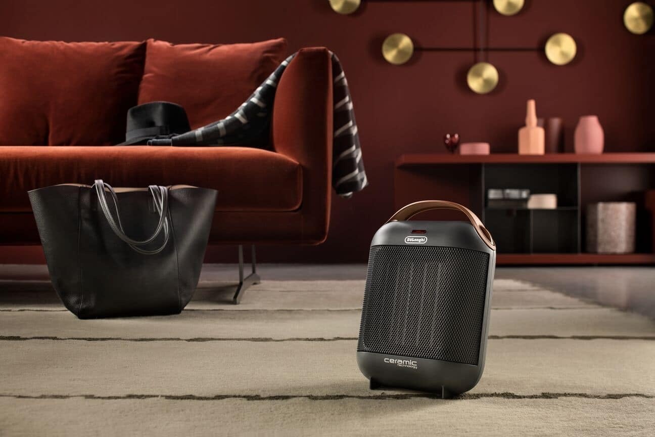 image:imageDeLonghi HFX30C18AG KeramikHeizgert Mobile Heizung fr schnelle und punktuelle Wrmeversorgung 2 Leistungsstufen AntiFrostFunktion 1800 W Leistung GrauGrau