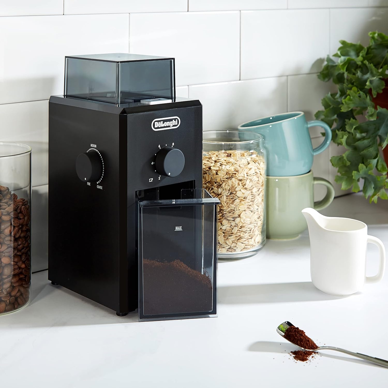 image:imageDeLonghi KG79 Elektrische Kaffeemhle mit ScheibenmahlwerkSchwarz
