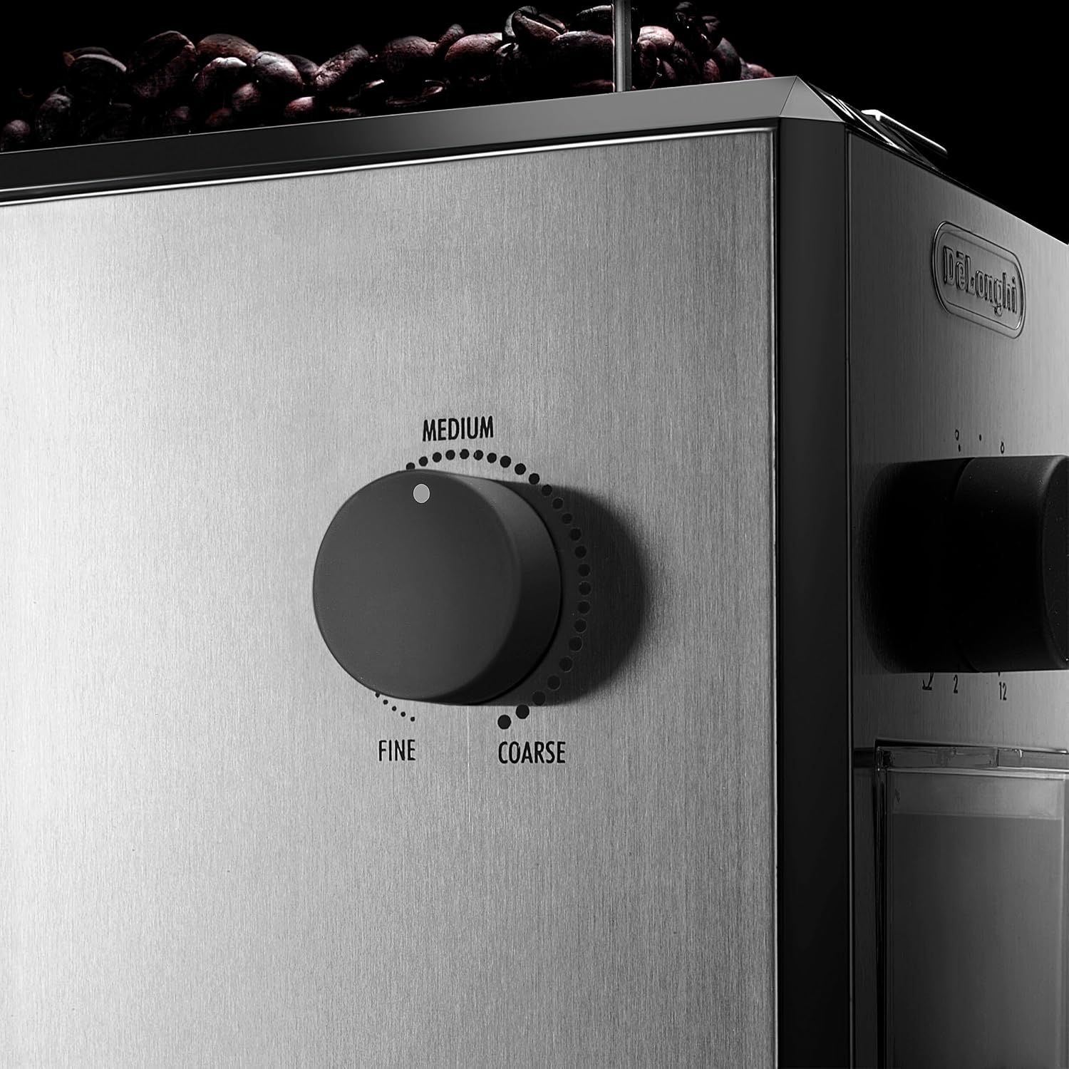 image:imageDeLonghi KG79 Elektrische Kaffeemhle mit ScheibenmahlwerkSilber