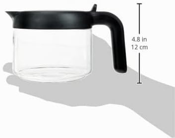 image:imageDeLonghi Kaffeekanne DLSC021 Glaskaraffe mit klappbarem Kunststoffdeckel Zubehr fr Kaffeevollautomaten mit Kannenfunktion Fassungsvermgen 750 ml fr bis zu 6 Tassen splmaschinenfest Schwarz