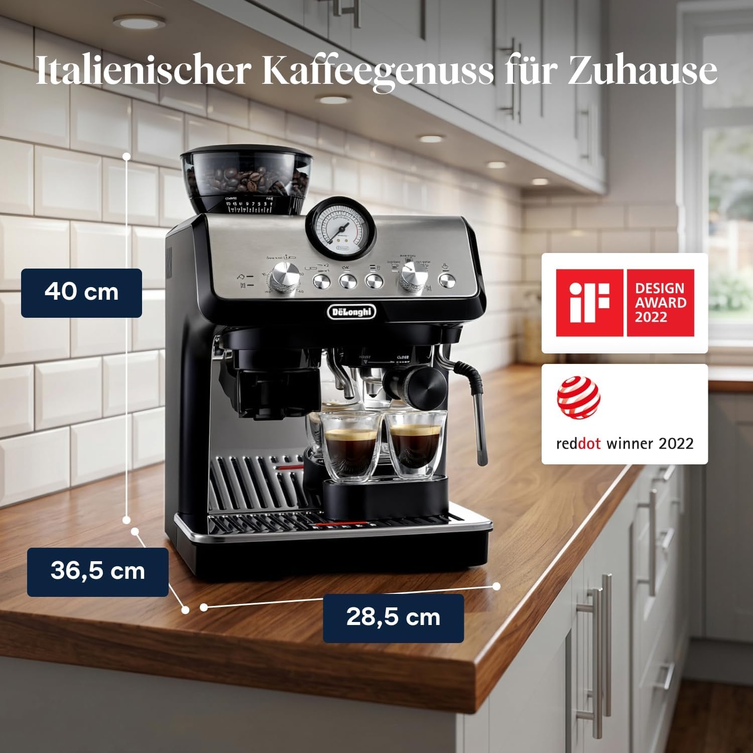 image:imageDeLonghi La Specialista Arte Espressomaschine 3 GetrnkevoreinstellungenSchwarz