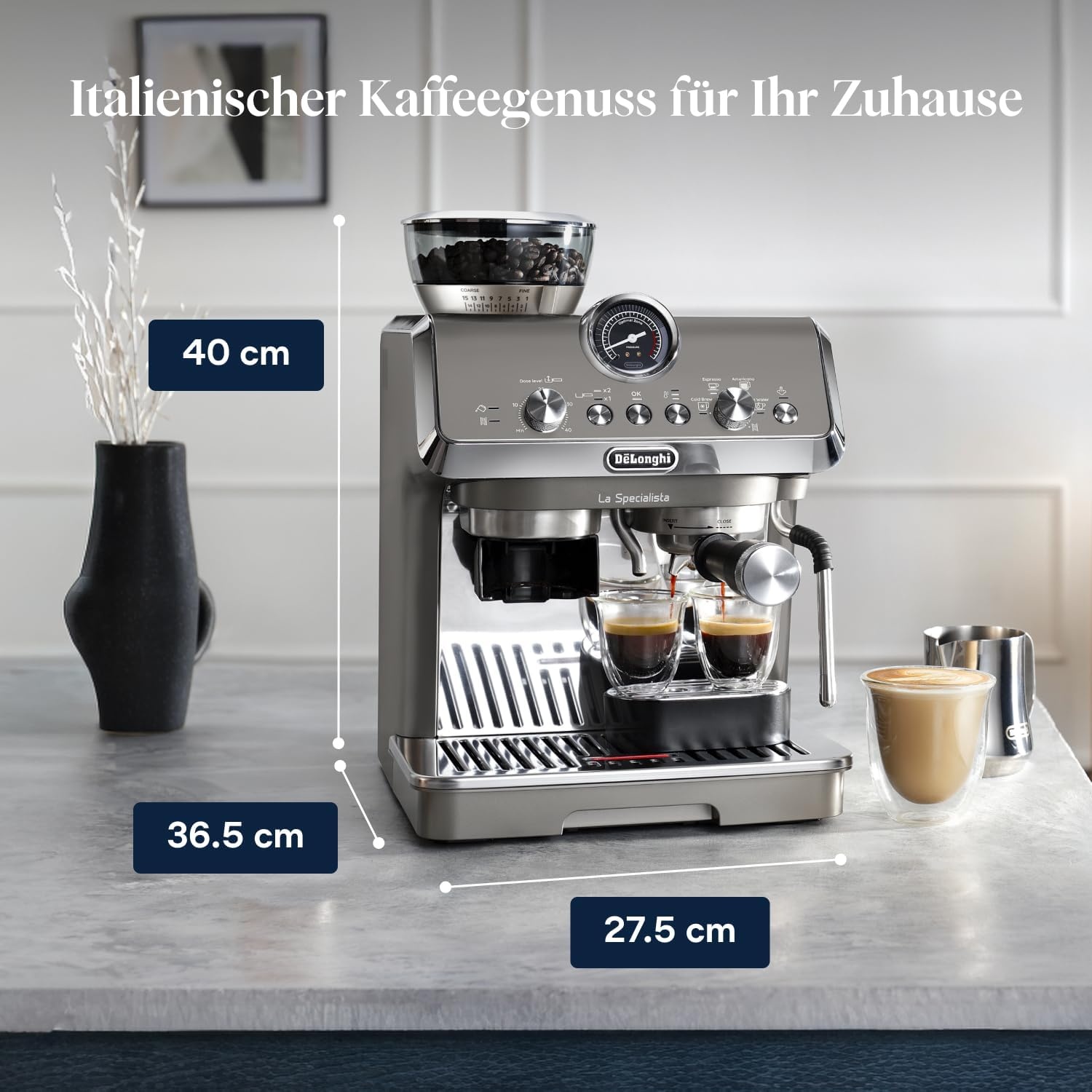 image:imageDeLonghi La Specialista Arte Evo Espressomaschine 4 Getrnke TitanCold Brew