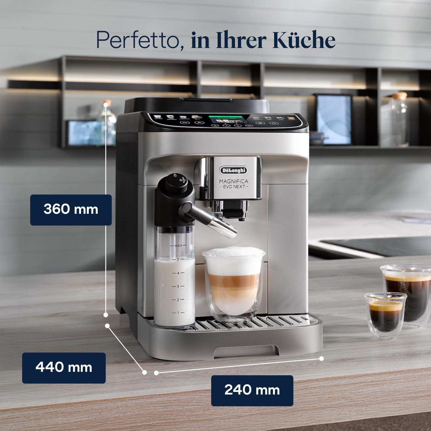 image:imageDeLonghi Magnifica Duo Kaffeevollautomat 20 Getrnke Silber13 Getrnke Silber
