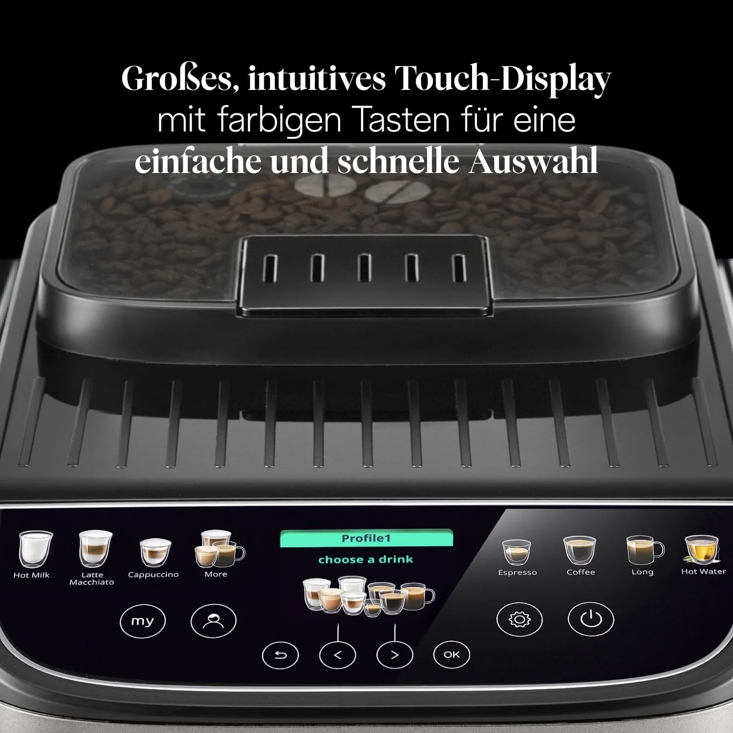 image:imageDeLonghi Magnifica Duo Kaffeevollautomat 20 Getrnke Silber13 Getrnke Silber