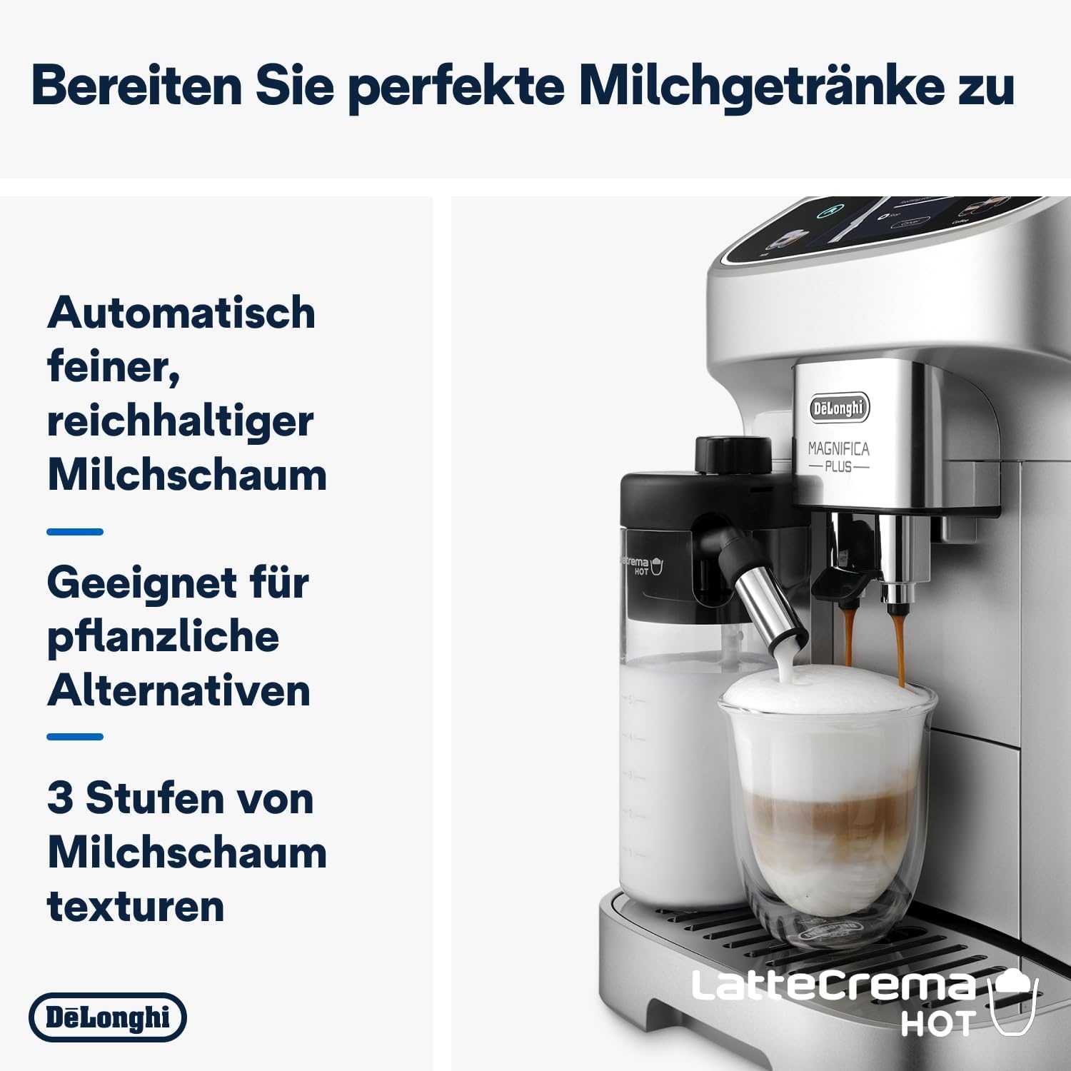 image:imageDeLonghi Magnifica Duo Kaffeevollautomat 20 Getrnke Silber18 Getrnke Silber