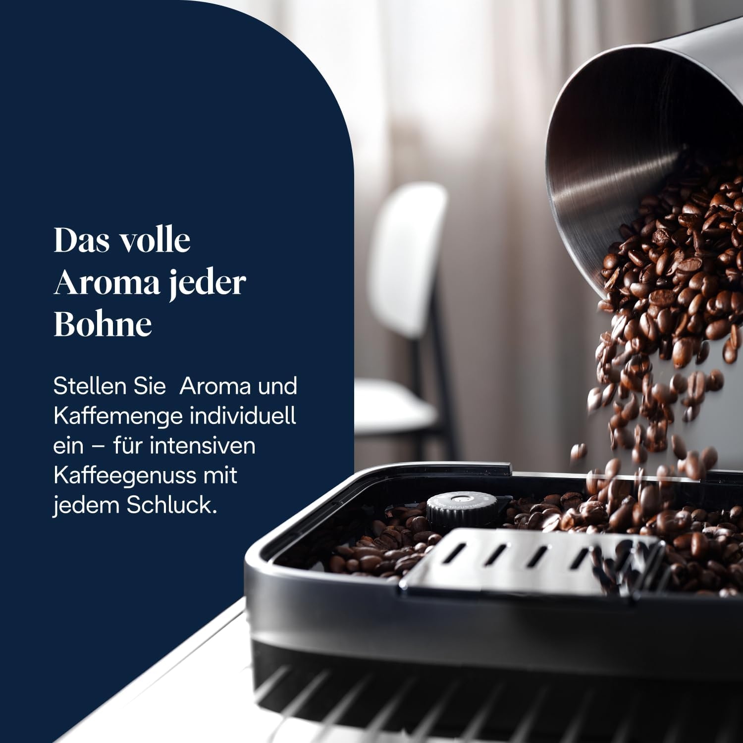 image:imageDeLonghi Magnifica Evo Kaffeevollautomat 4 Getrnke DunkelgrauAutomatisches Milchschaum Grau