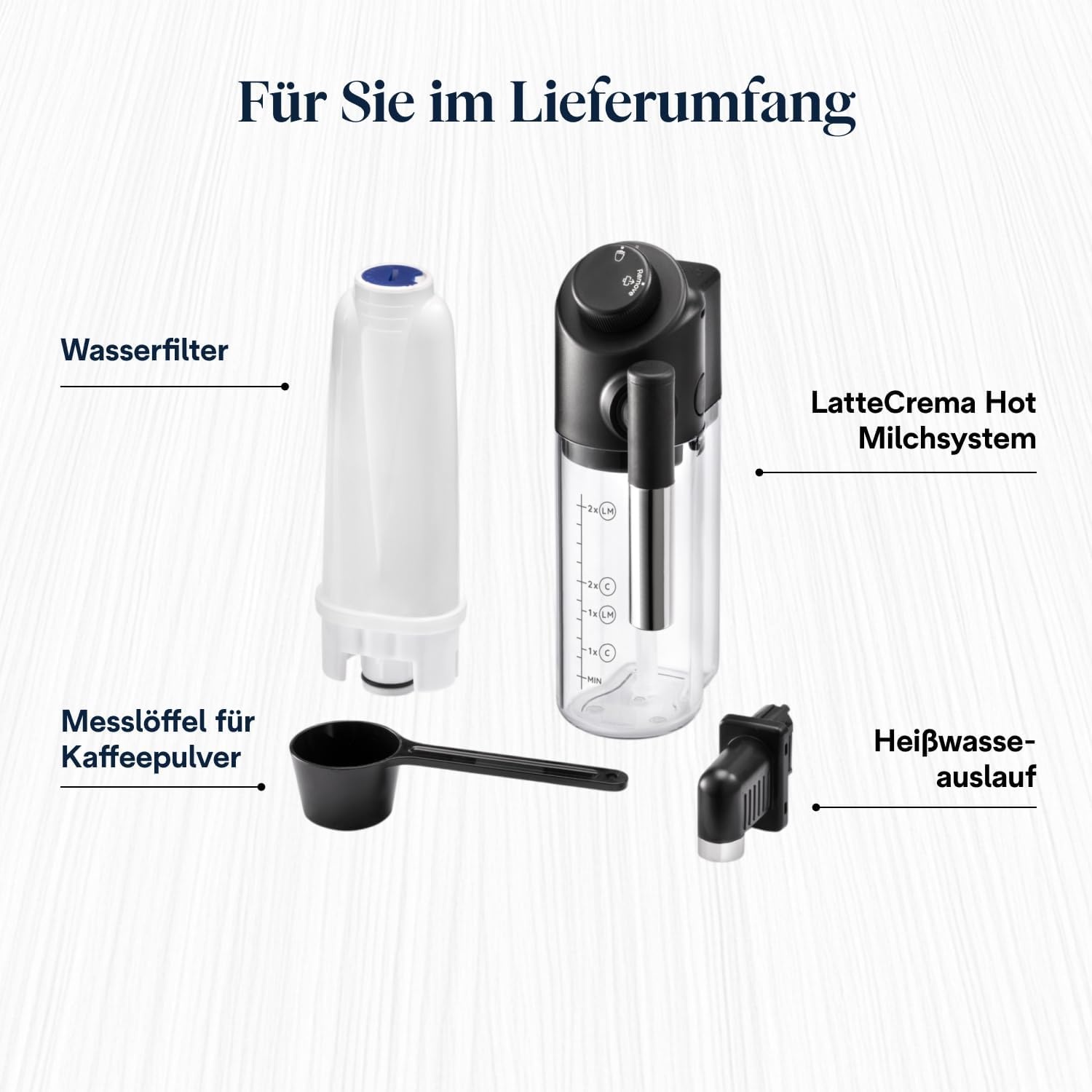 image:imageDeLonghi Magnifica Evo Kaffeevollautomat 4 Getrnke DunkelgrauAutomatisches Milchschaum Silber