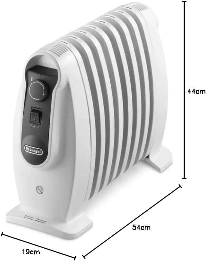 image:imageDeLonghi Nano Radiator TRNS0505M Kompakte elektrische Raumheizung mit stufenloser Temperaturregelung Frostschutzfunktion und 500 W Heizleistung800W