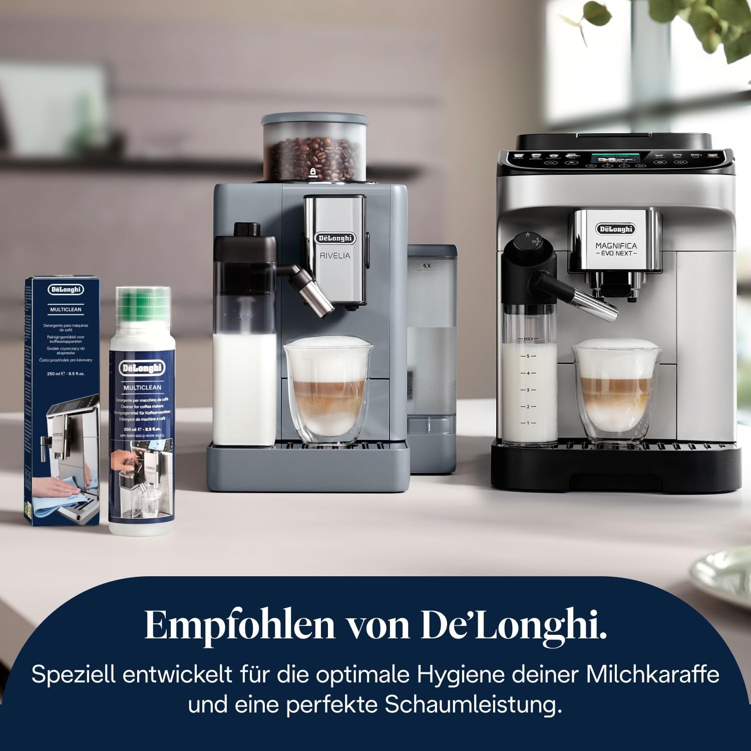 image:imageDeLonghi Original Eco MultiClean DLSC550 Reinigungsmittel fr Kaffeevollautomaten zur Reinigung des MilchSystems wirksam auch fr Auenflchen und alle abnehmbaren Teile der Kaffeemaschine 250ml