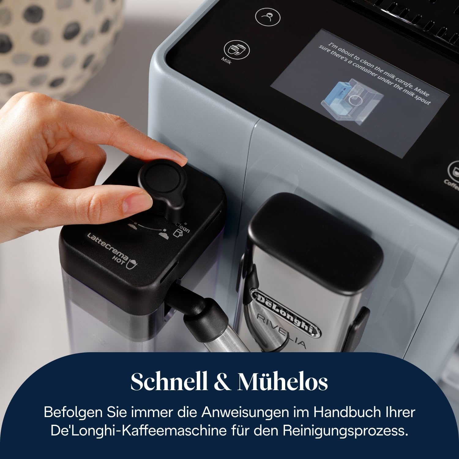image:imageDeLonghi Original Eco MultiClean DLSC550 Reinigungsmittel fr Kaffeevollautomaten zur Reinigung des MilchSystems wirksam auch fr Auenflchen und alle abnehmbaren Teile der Kaffeemaschine 250ml