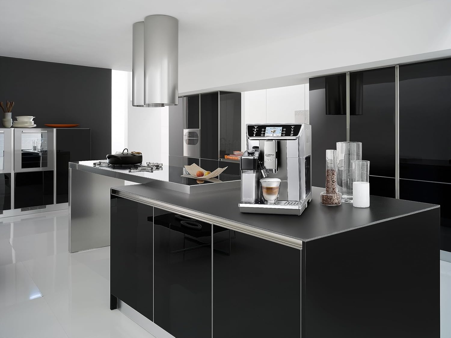 image:imageDeLonghi PrimaDonna Elite ECAM 65655MS Kaffeevollautomat mit LatteCrema Milchsystem Cappuccino amp Espresso 35 Zoll TFT Touchscreen Farbdisplay amp AppSteuerung Edelstahlfront silberKaffeevollautomat