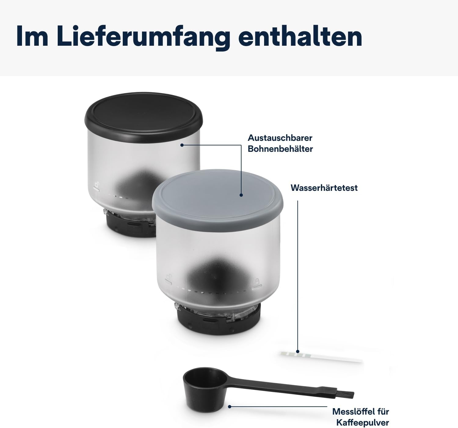image:imageDeLonghi Rivelia Kaffeevollautomat 16 Getrnke GrauSchwarz