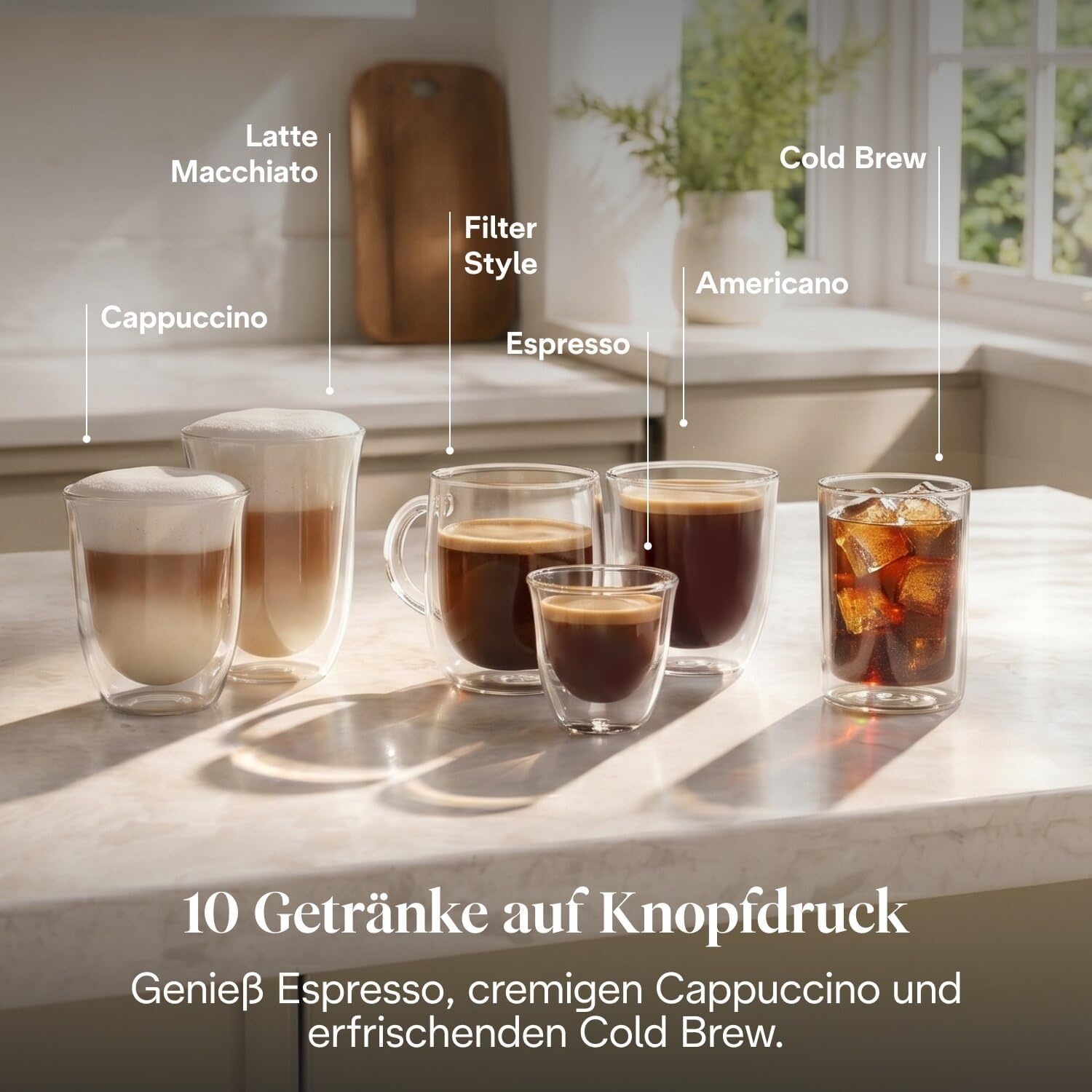 image:imageDeLonghi Rivelia Kaffeevollautomat 16 Getrnke GrauSchwarz