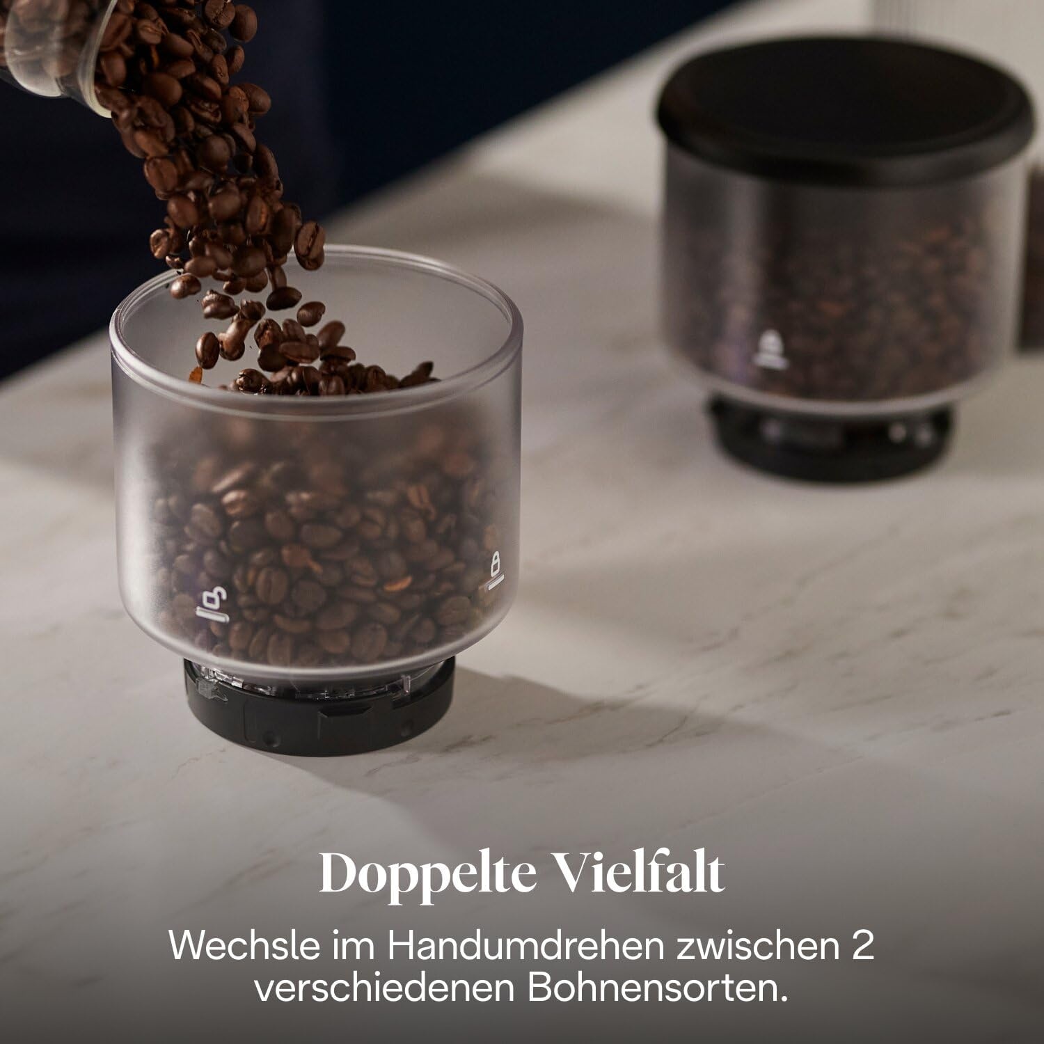 image:imageDeLonghi Rivelia Kaffeevollautomat 16 Getrnke GrauSchwarz