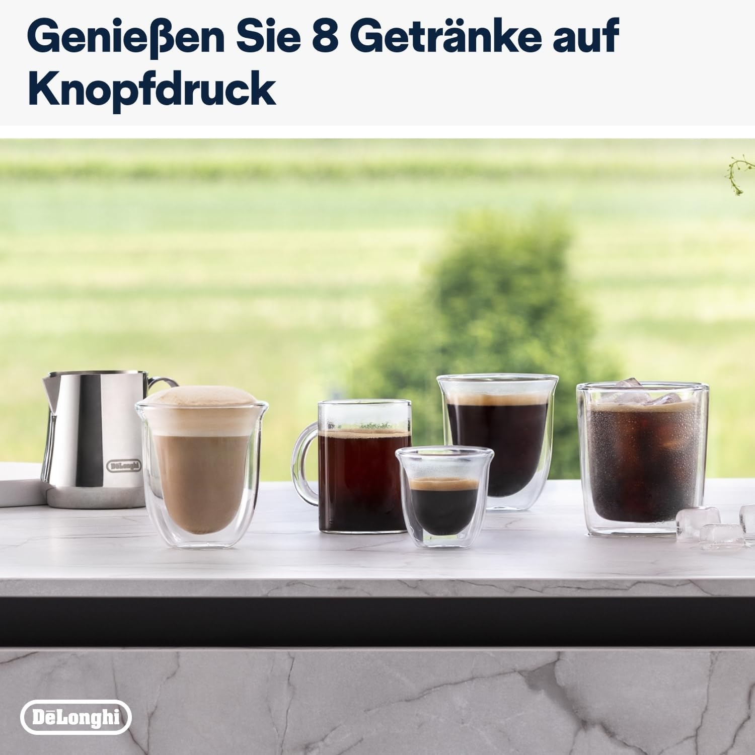 image:imageDeLonghi Rivelia Kaffeevollautomat 16 Getrnke GrauSchwarz