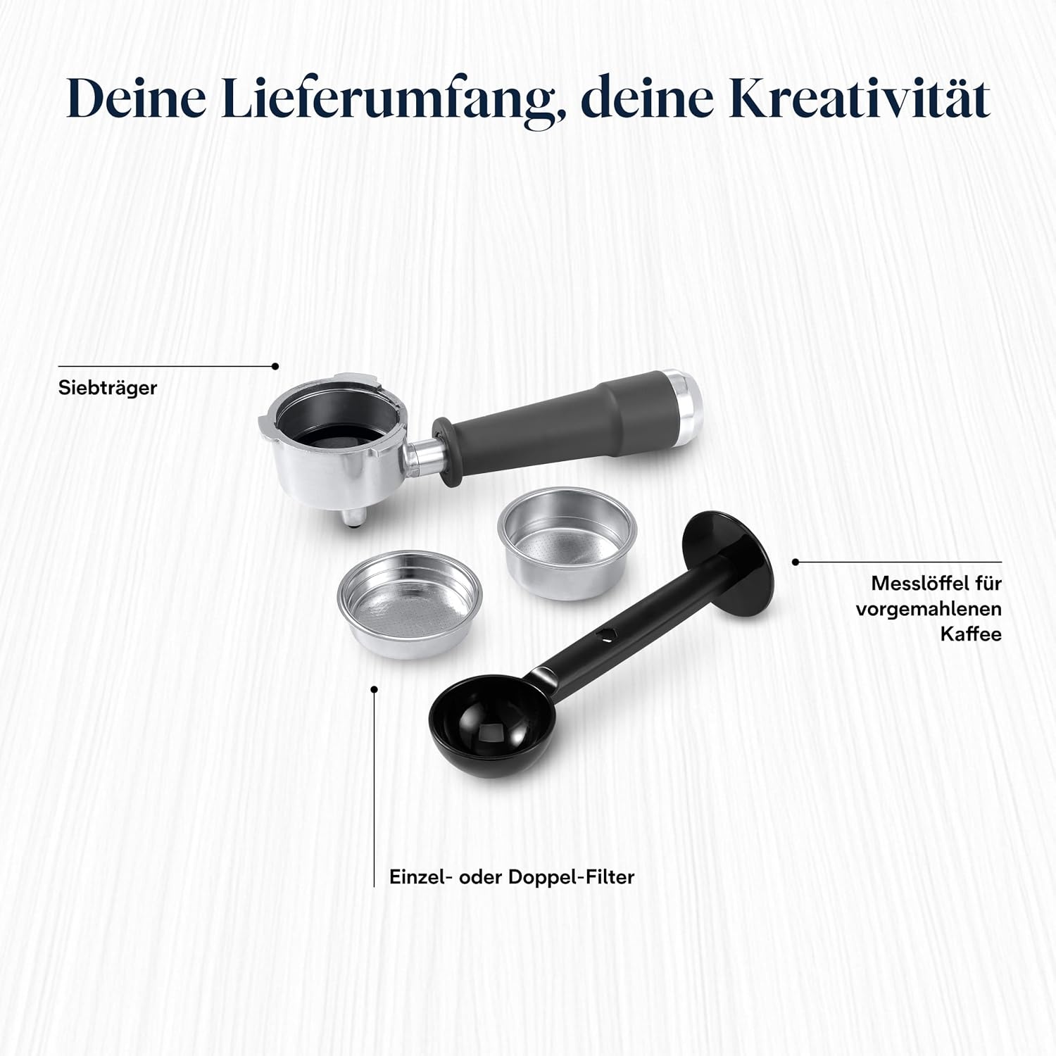 image:imageDeLonghi Siebtrgermaschine Classic EM450M Espressomaschine mit professionellem Milchaufschumer Vollmetallgehuse 15 Bar 17 l Wassertank EdelstahlMetallGrau