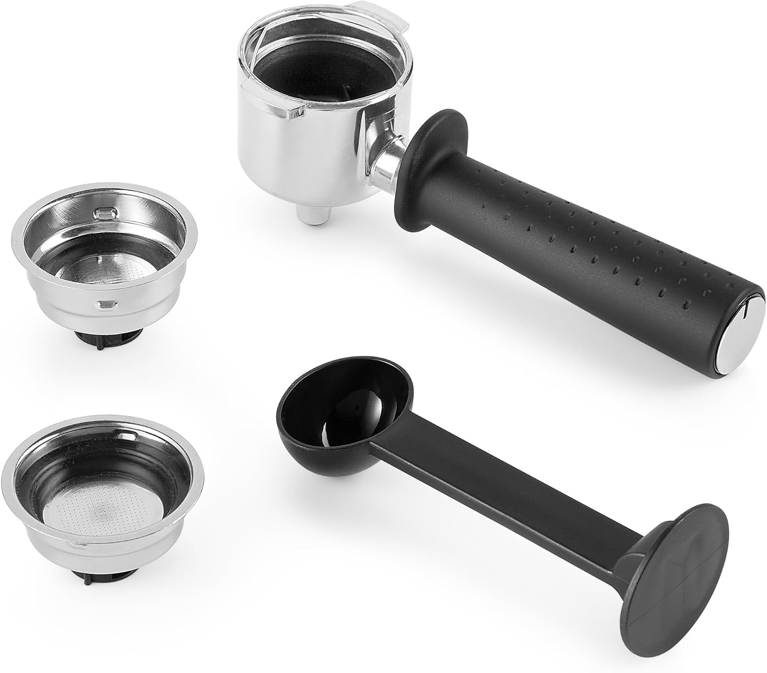 image:imageDeLonghi Stilosa Espressomaschine mit Manuellem Milchaufschumer SchwarzSchwarz