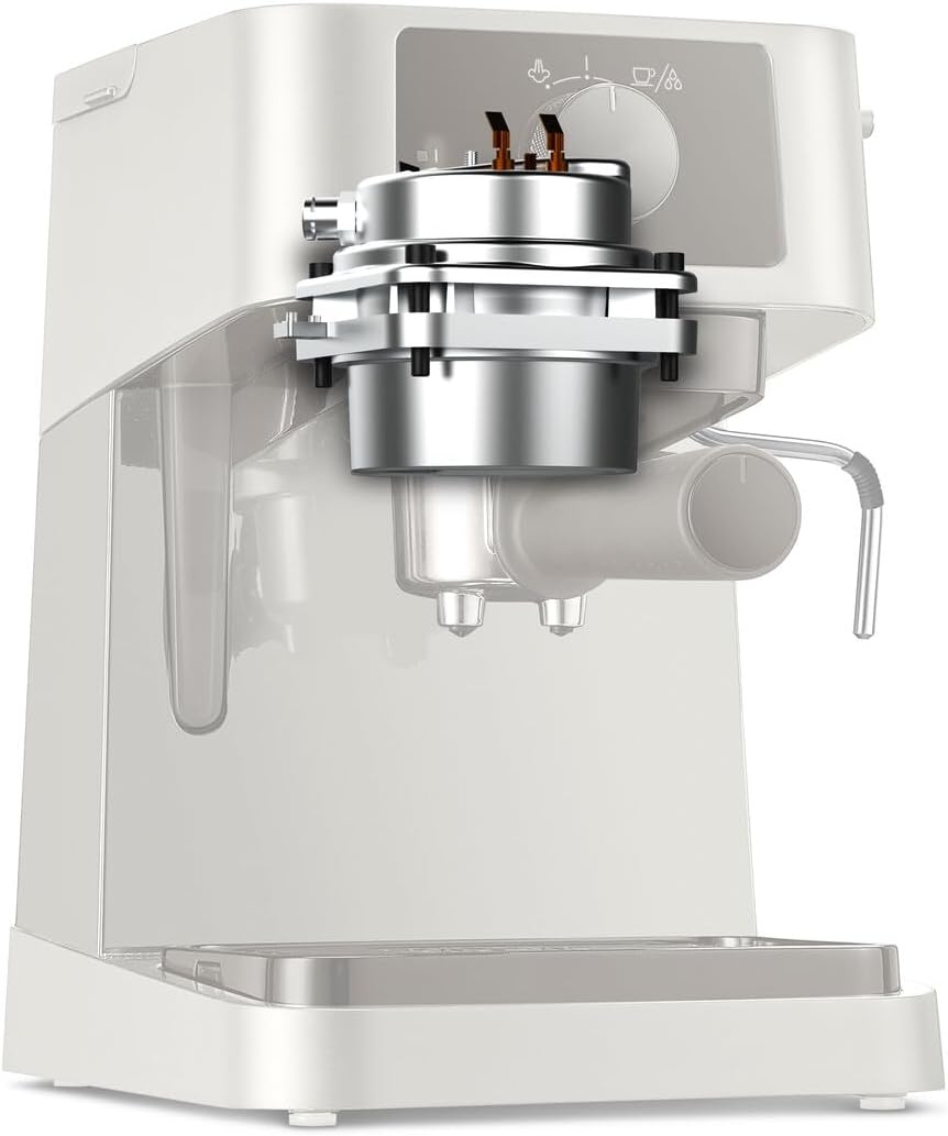 image:imageDeLonghi Stilosa EC235CR Espresso Siebtrgermaschine 15 Bar Pumpendruck 1100 W 1 Liter Wassertank ESE Pads geeignet CremefarbenCreme