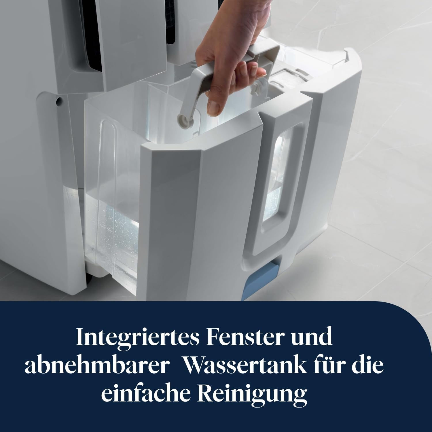 image:imageDeLonghi Tasciugo AriaDry Light Tragbarer Luftentfeuchter ZeolithTechnologie Ionisator 6LTag Feuchtigkeitsentzug Wschetrockner AntiSchimmel SwingFunktion Timer Grau DNS6530L 65 m