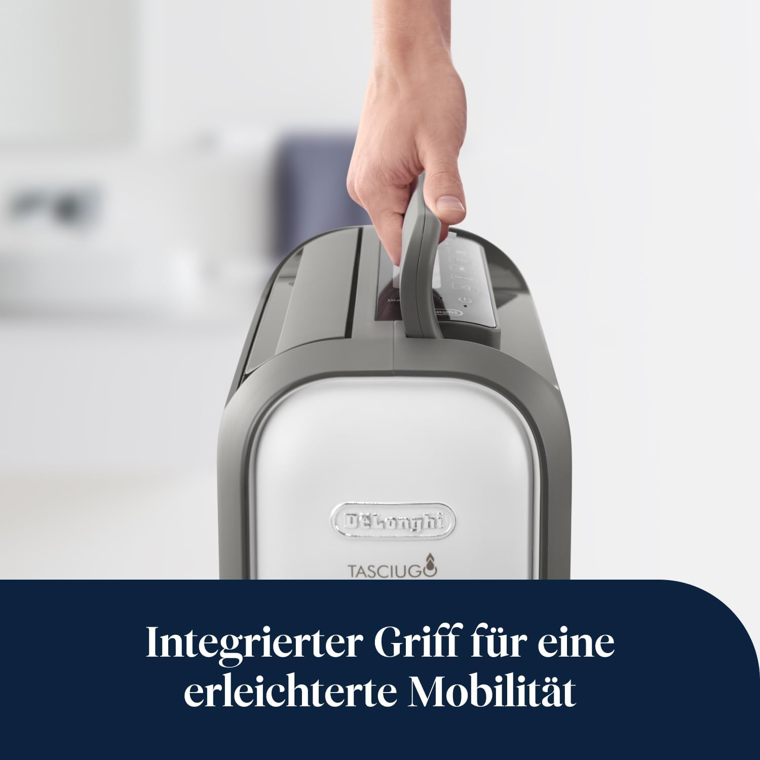 image:imageDeLonghi Tasciugo AriaDry Light Tragbarer Luftentfeuchter ZeolithTechnologie Ionisator 6LTag Feuchtigkeitsentzug Wschetrockner AntiSchimmel SwingFunktion Timer Grau DNS6575L 16 m