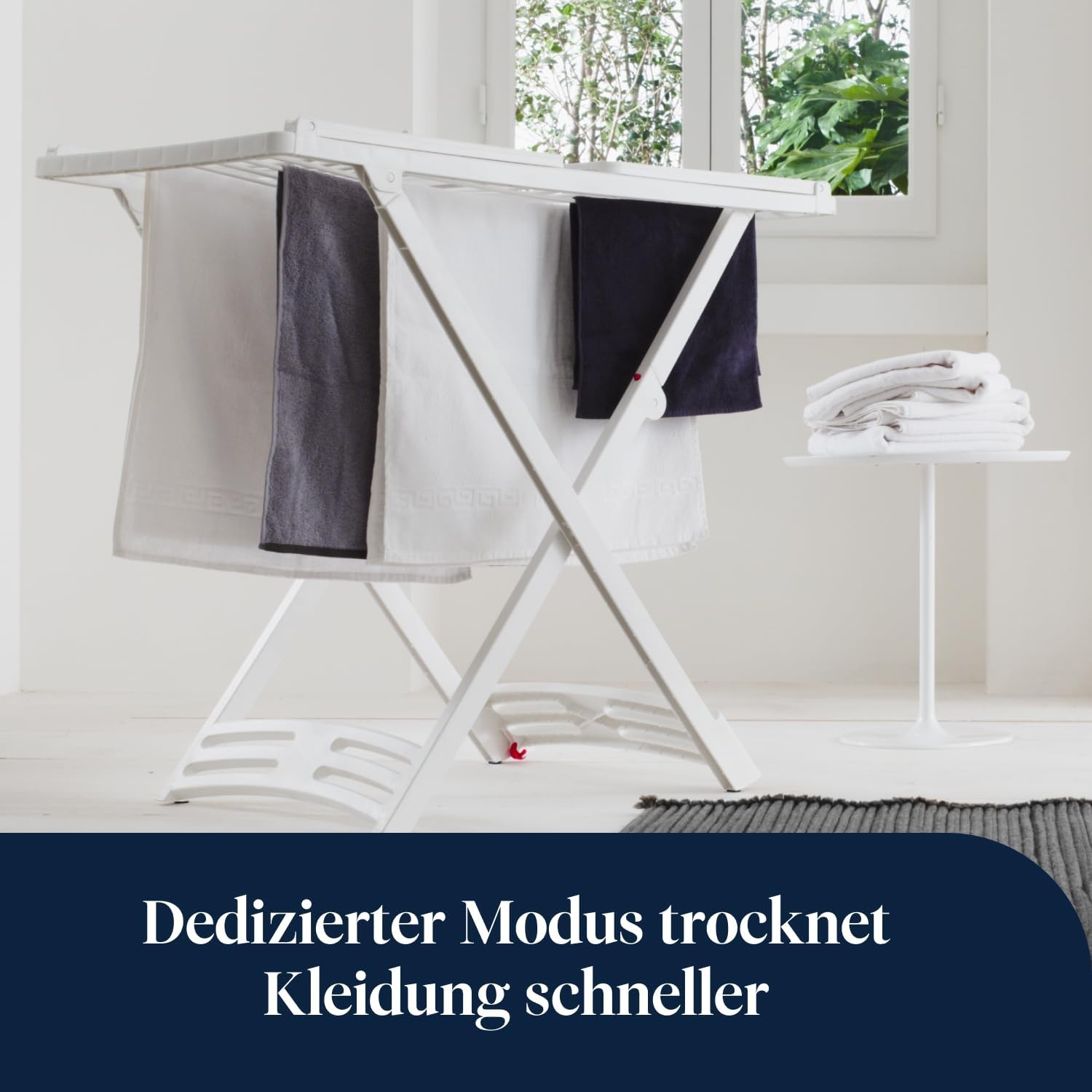 image:imageDeLonghi Tasciugo AriaDry Light Tragbarer Luftentfeuchter ZeolithTechnologie Ionisator 6LTag Feuchtigkeitsentzug Wschetrockner AntiSchimmel SwingFunktion Timer Grau DNS6575L 16 m
