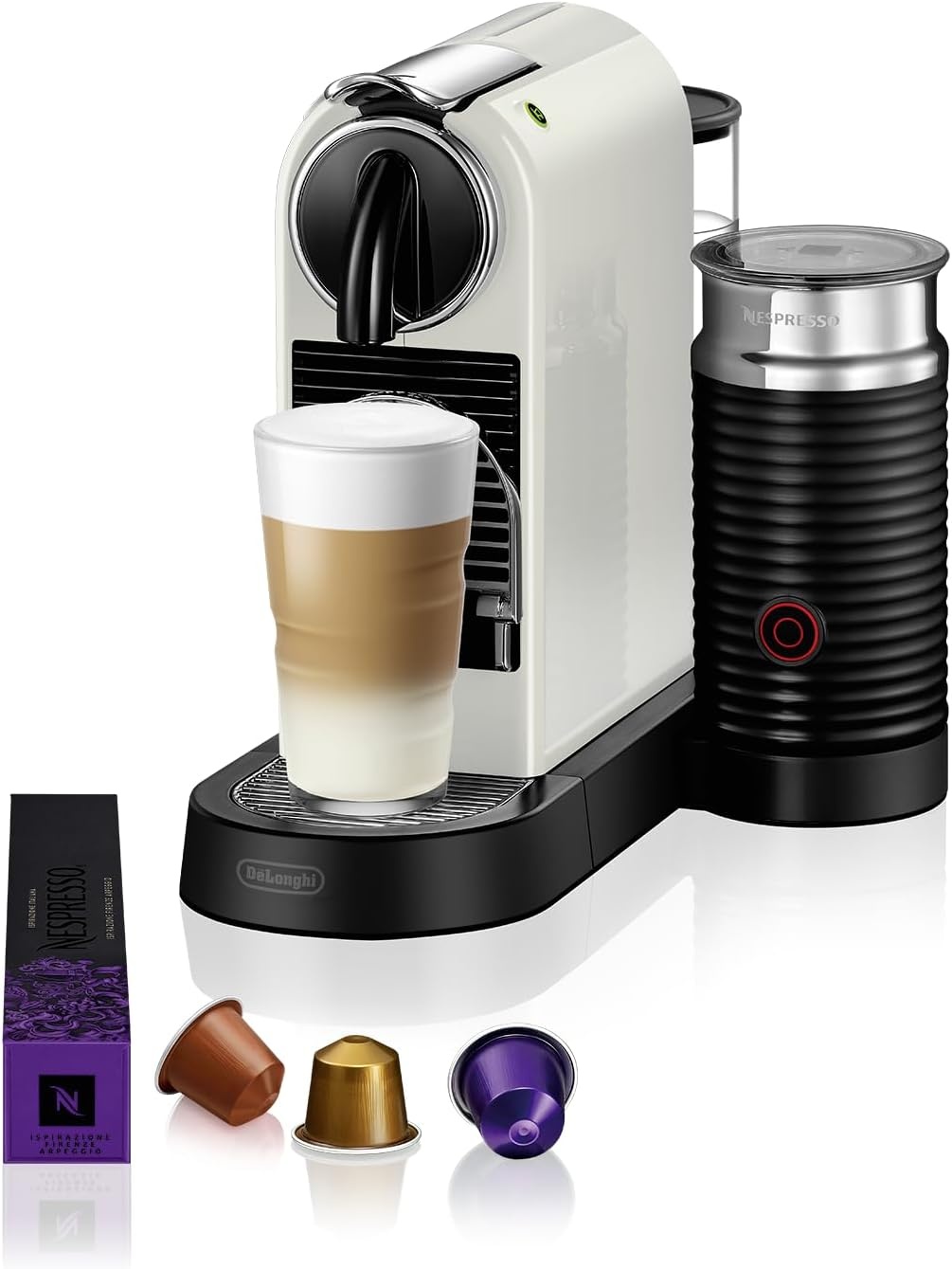 image:imageNESPRESSO DELONGHI CitiZ Schwarz Original Kapselmaschine EN167BWei