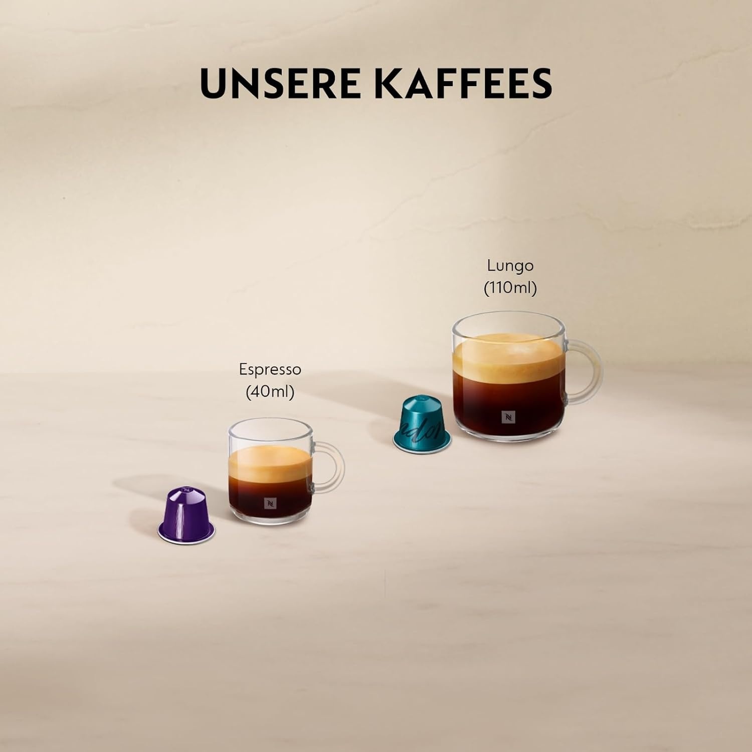 image:imageNESPRESSO DELONGHI Inissia Schwarz Original Kapselmaschine EN80BCream