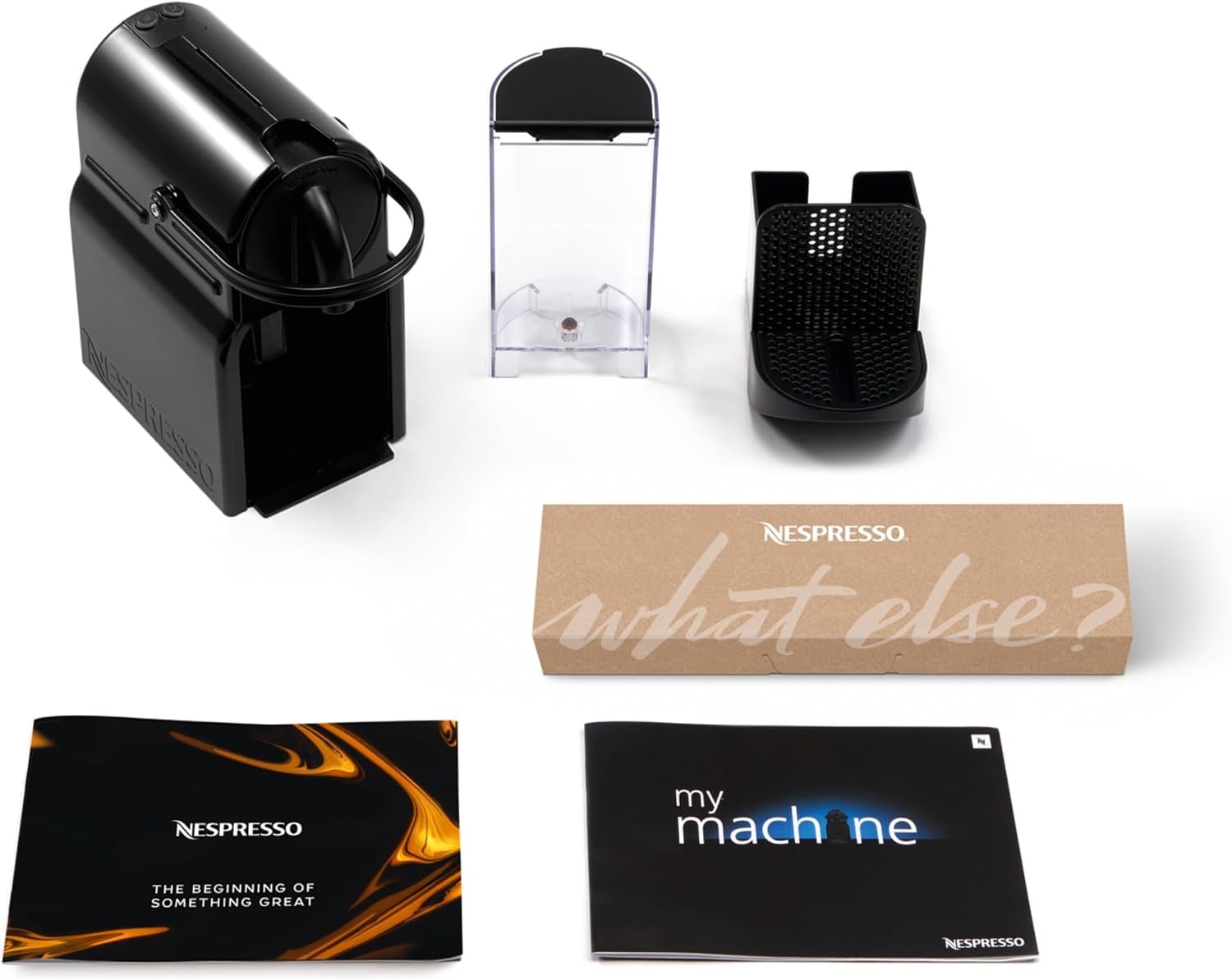 image:imageNESPRESSO DELONGHI Inissia Schwarz Original Kapselmaschine EN80BDunkle Schwarz