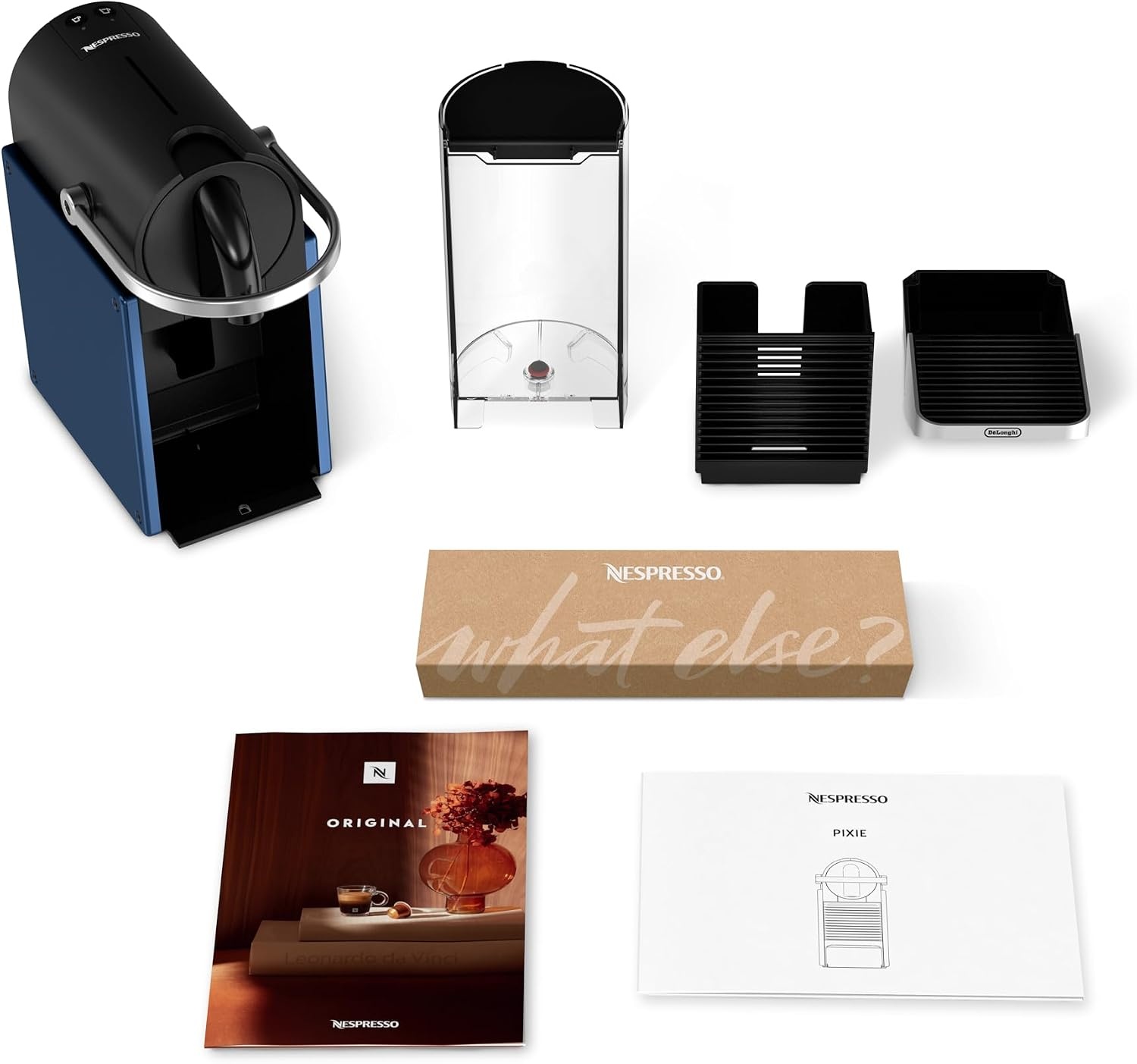 image:imageNESPRESSO DELONGHI Pixie Blau Original Kapselmaschine EN127BLBlauSchwarz