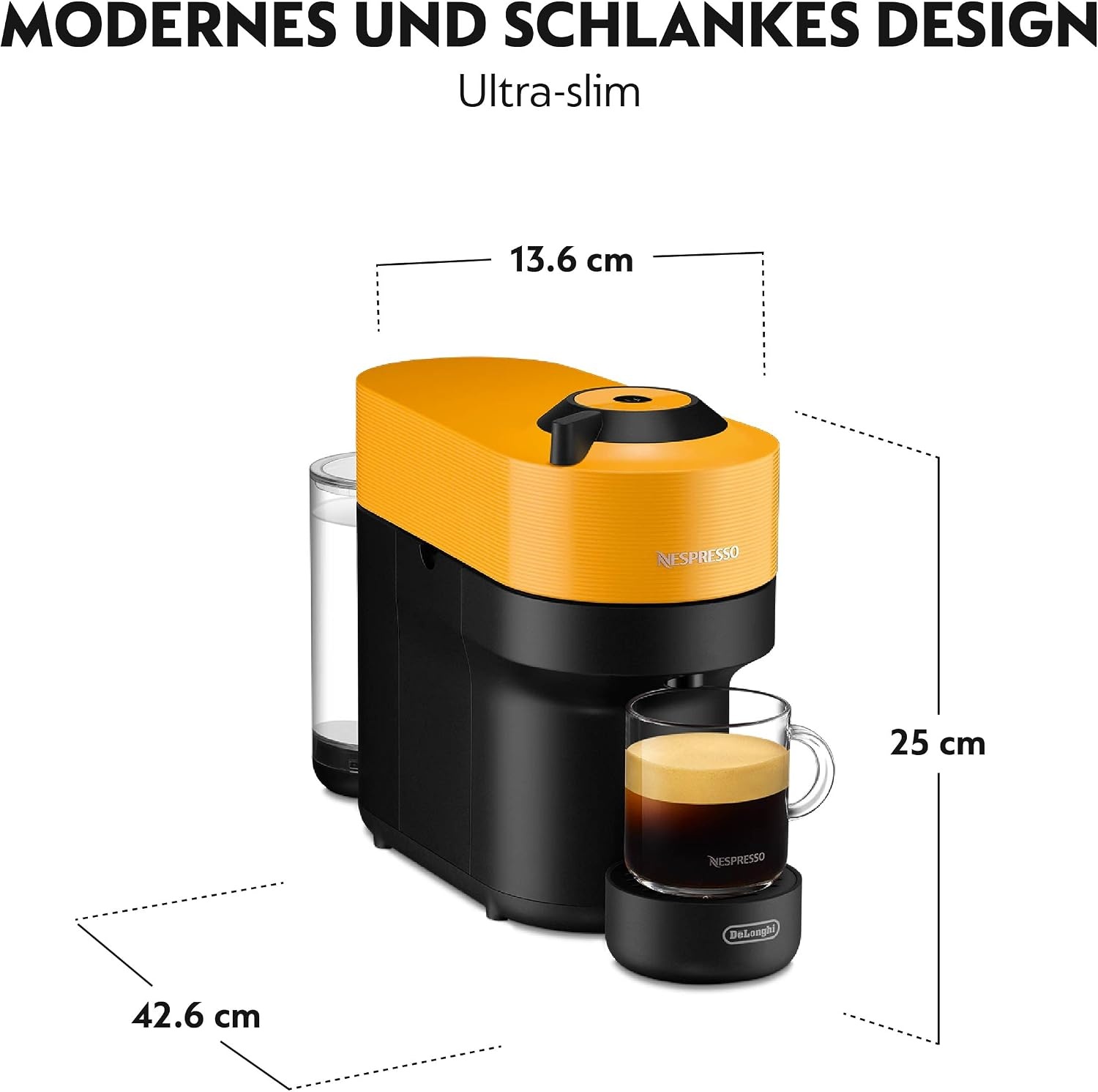image:imageNESPRESSO DELONGHI Vertuo Pop Gelb Kapselmaschine ENV90YMango Yellow
