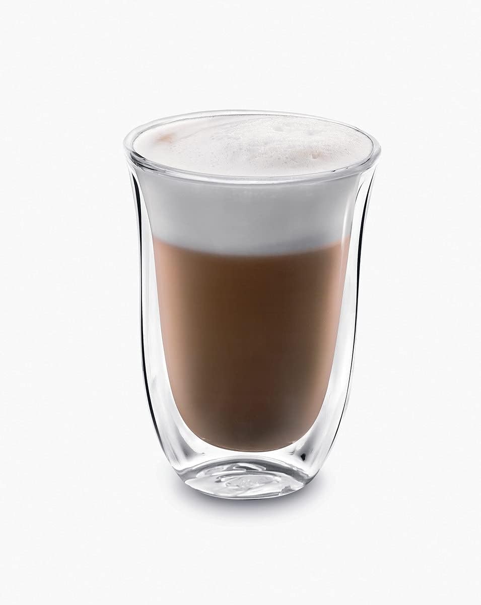 image:imageThermisches Glas DeLonghi DLSC311 Doppelwandiges CappuccinoSet 2 Stck 1 Packung transparent Durchsichtig4 x Latte Macchiato 330ml